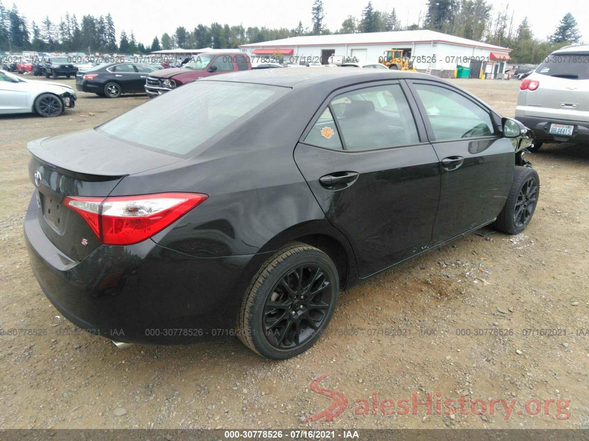 2T1BURHE4GC591161 2016 TOYOTA COROLLA