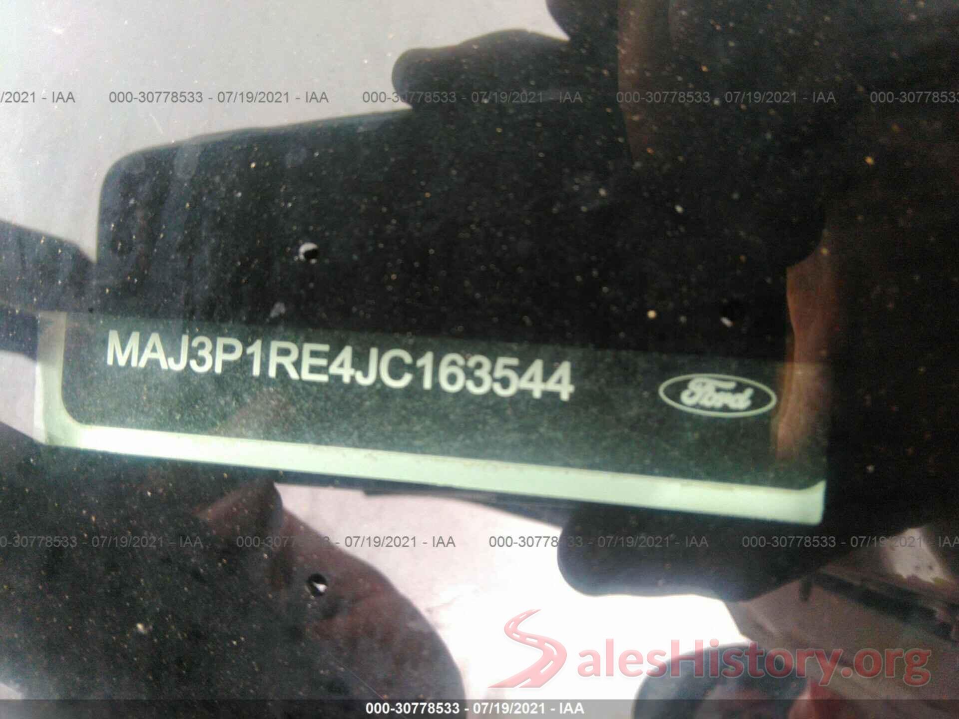 MAJ3P1RE4JC163544 2018 FORD ECOSPORT