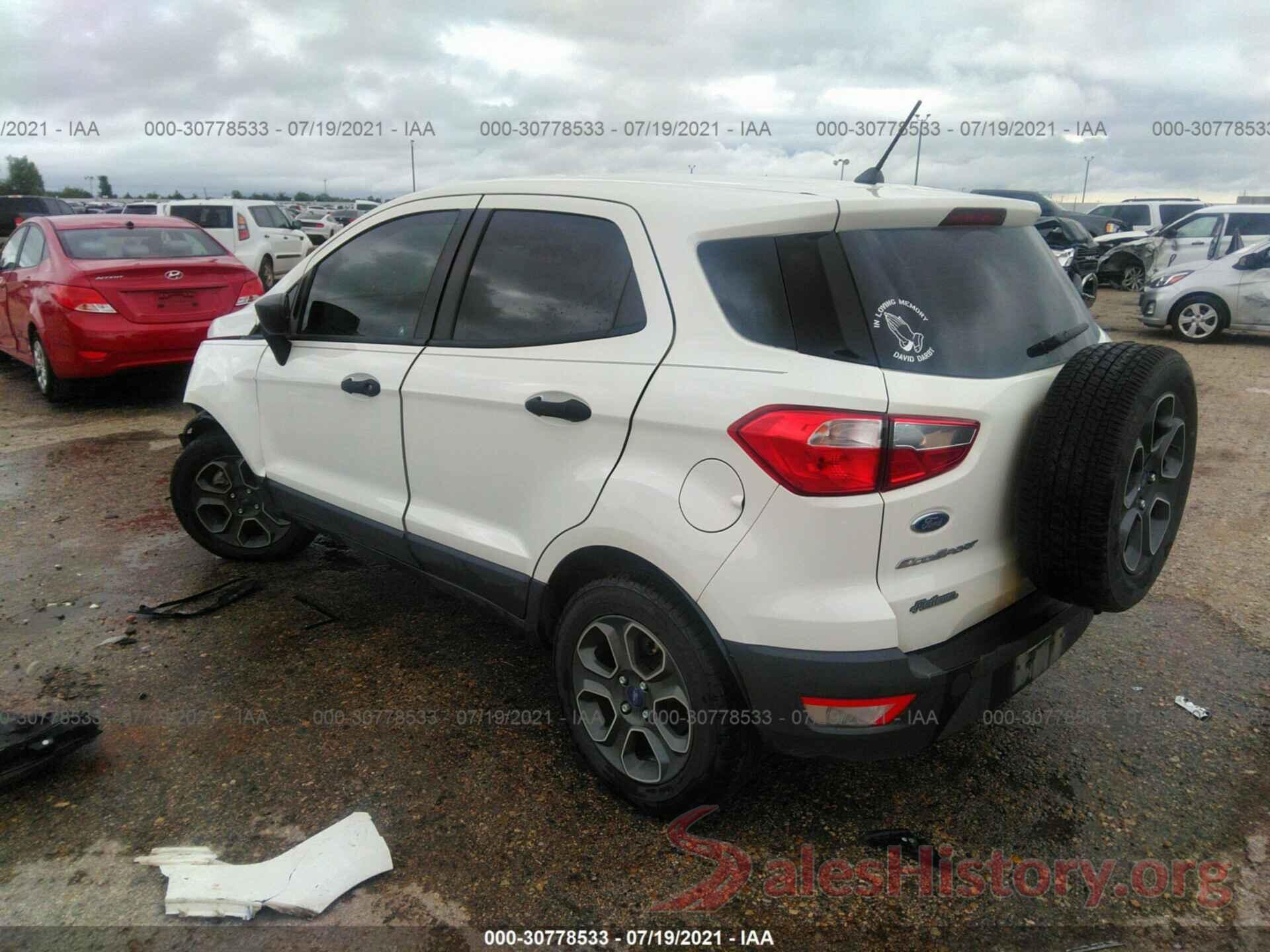 MAJ3P1RE4JC163544 2018 FORD ECOSPORT