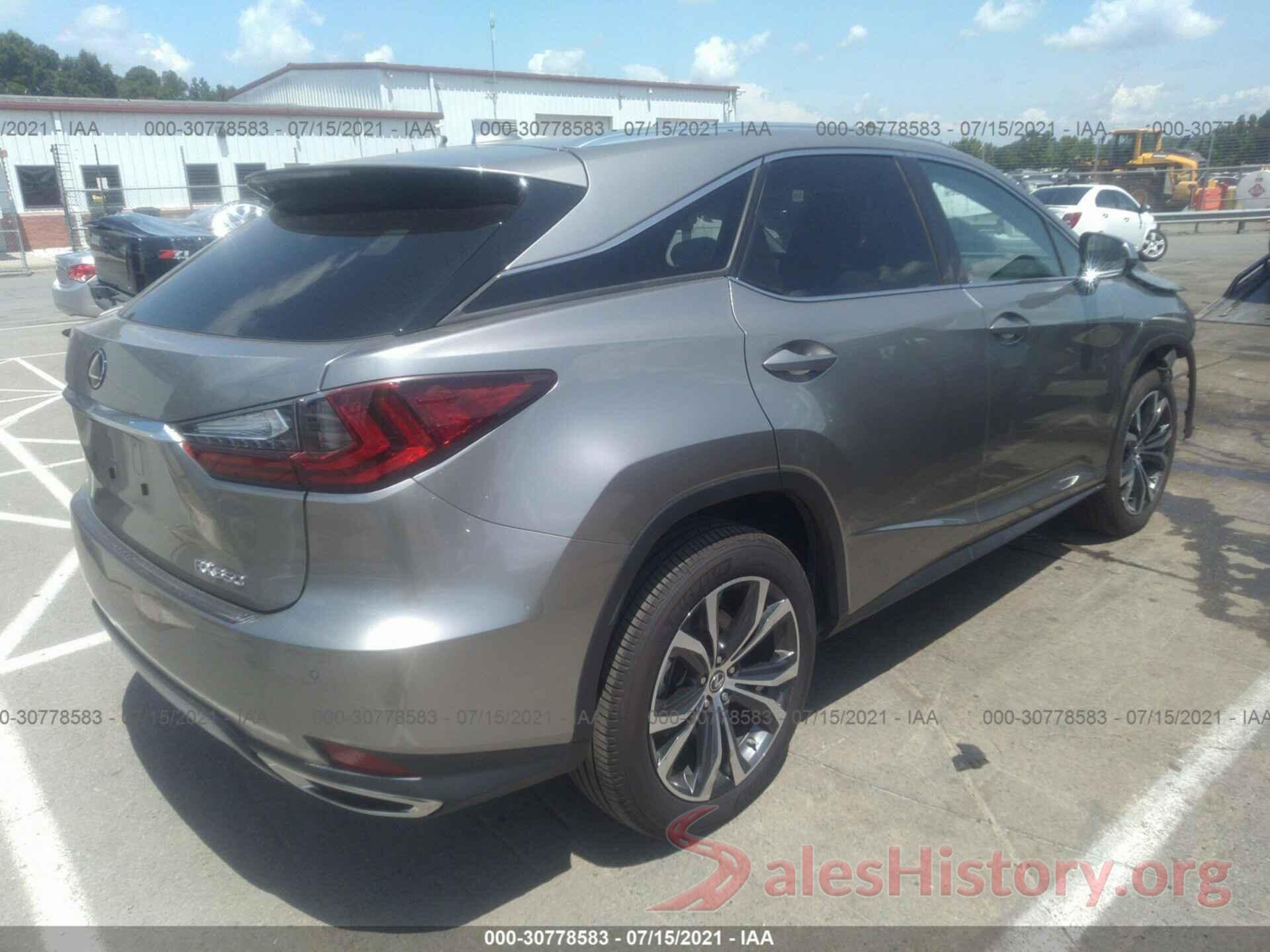 2T2HZMAA2LC167845 2020 LEXUS RX