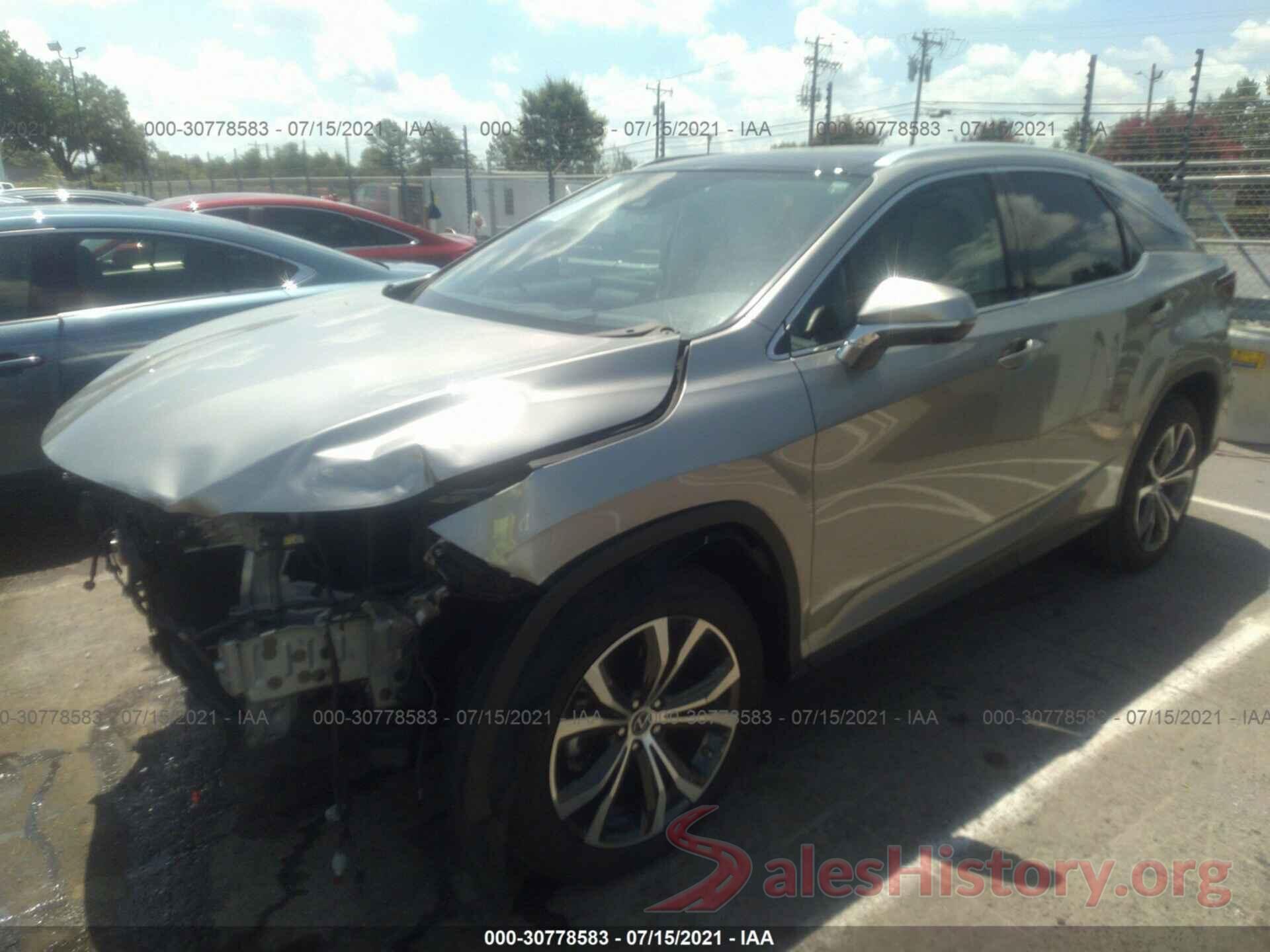 2T2HZMAA2LC167845 2020 LEXUS RX