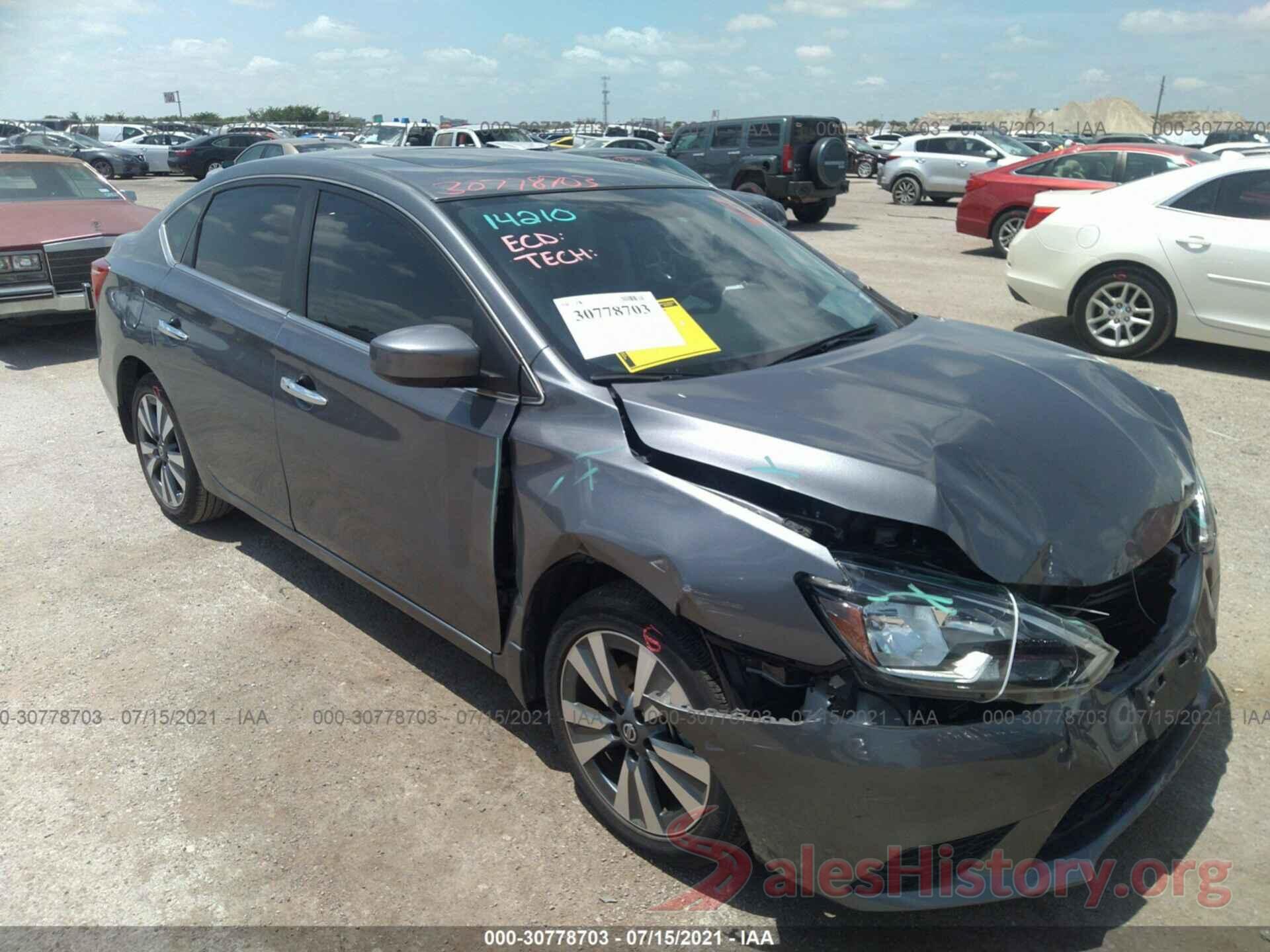 3N1AB7AP5KY447681 2019 NISSAN SENTRA