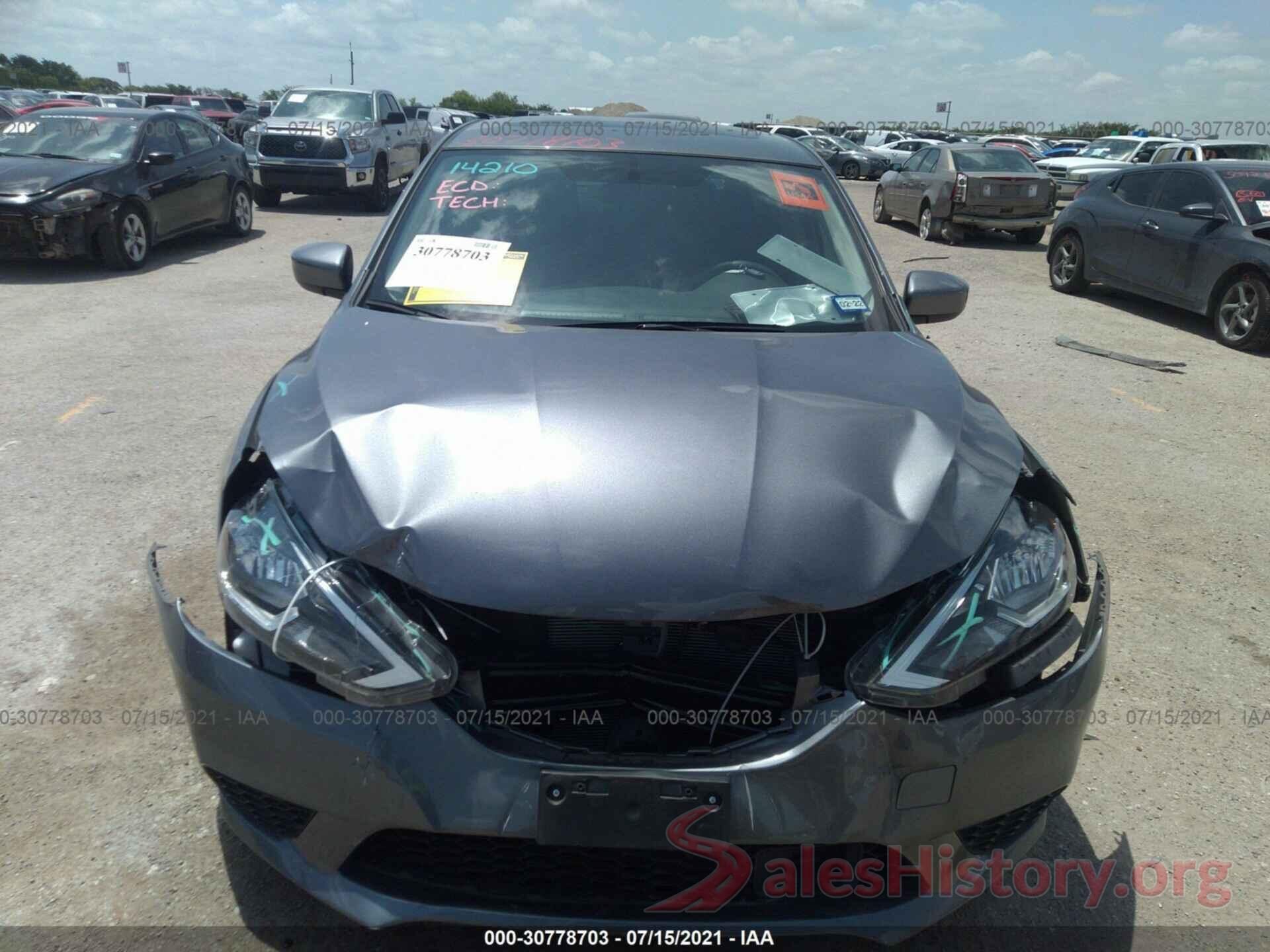 3N1AB7AP5KY447681 2019 NISSAN SENTRA