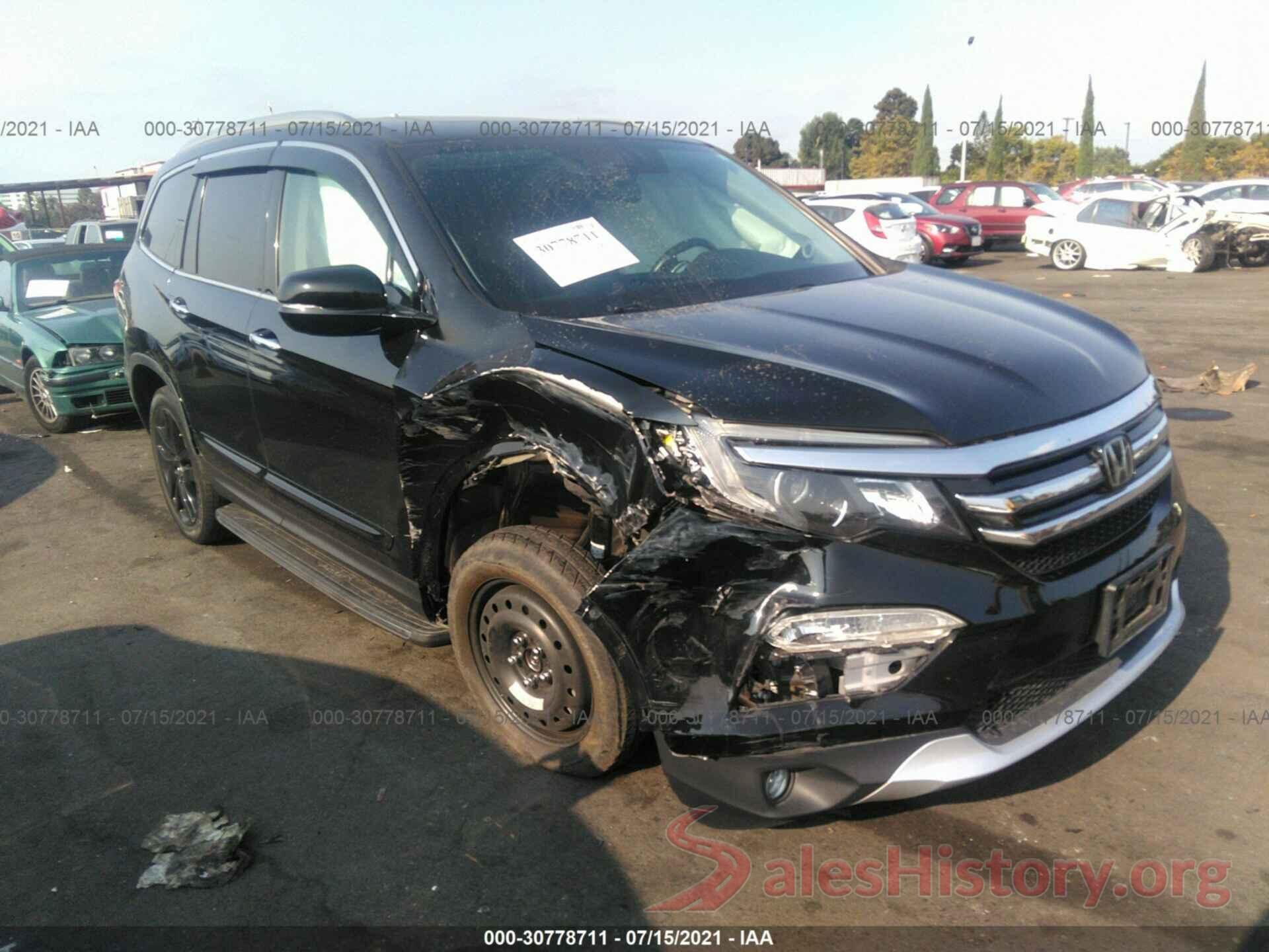 5FNYF6H07GB124707 2016 HONDA PILOT