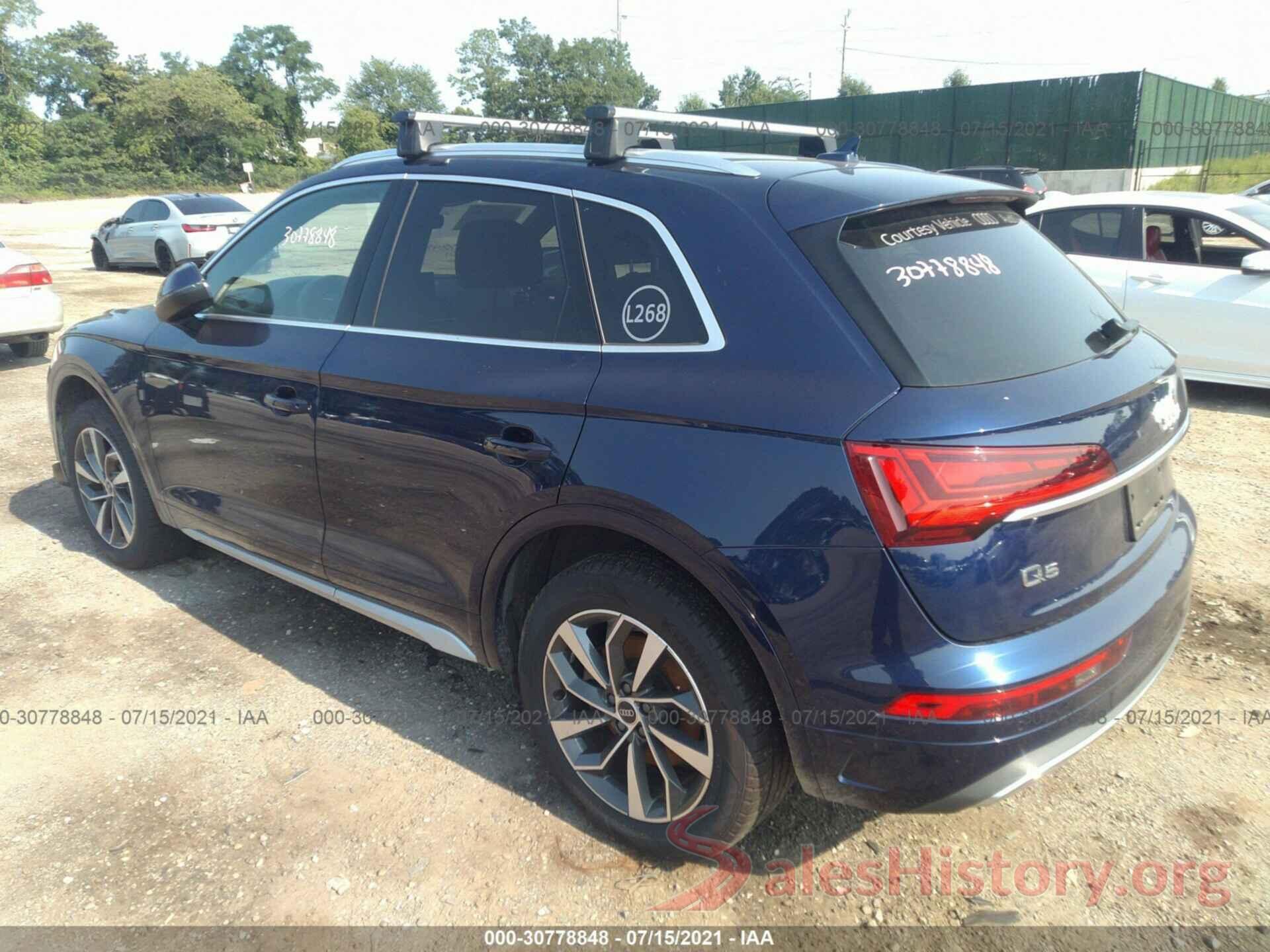 WA1AAAFY1M2007614 2021 AUDI Q5