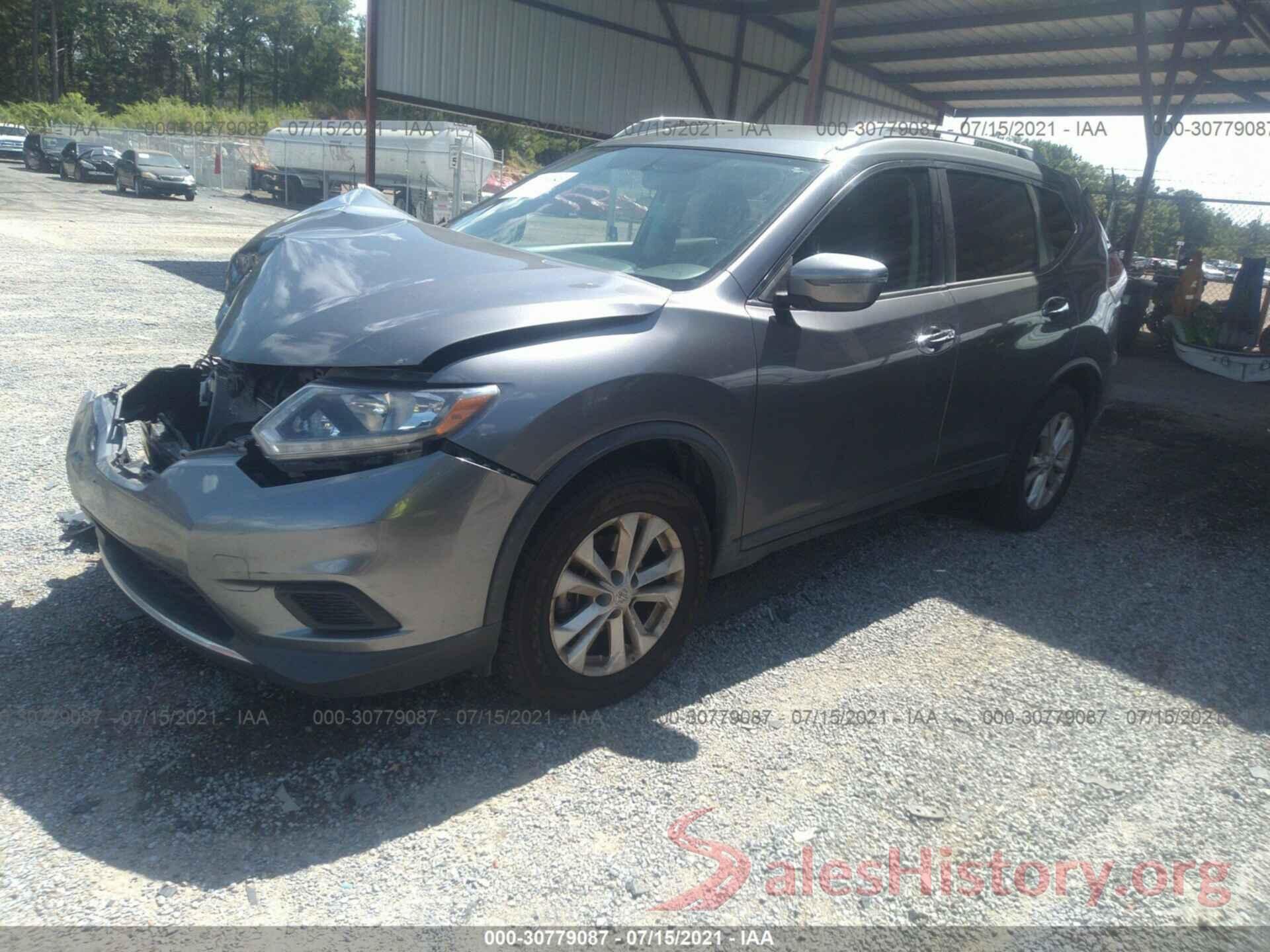 KNMAT2MT0GP710657 2016 NISSAN ROGUE