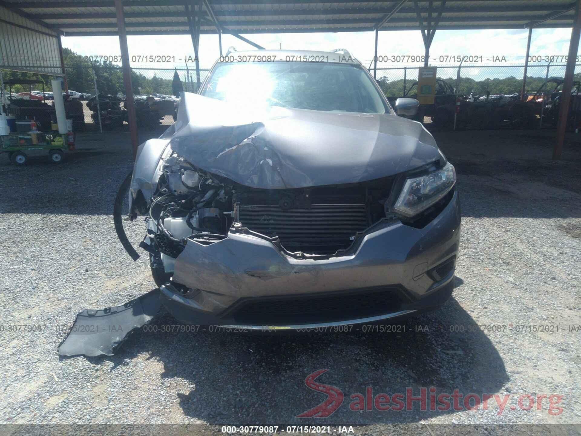 KNMAT2MT0GP710657 2016 NISSAN ROGUE