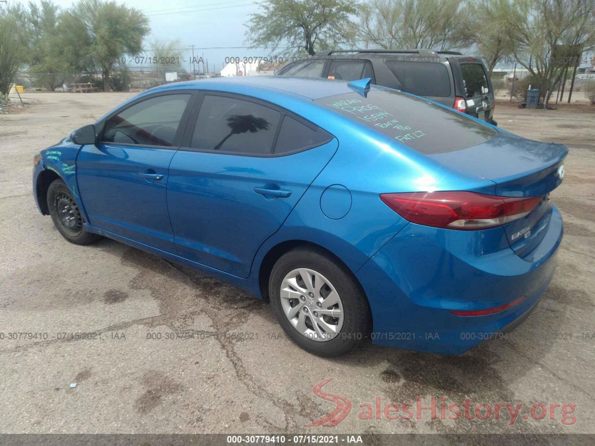 5NPD74LF0HH164884 2017 HYUNDAI ELANTRA