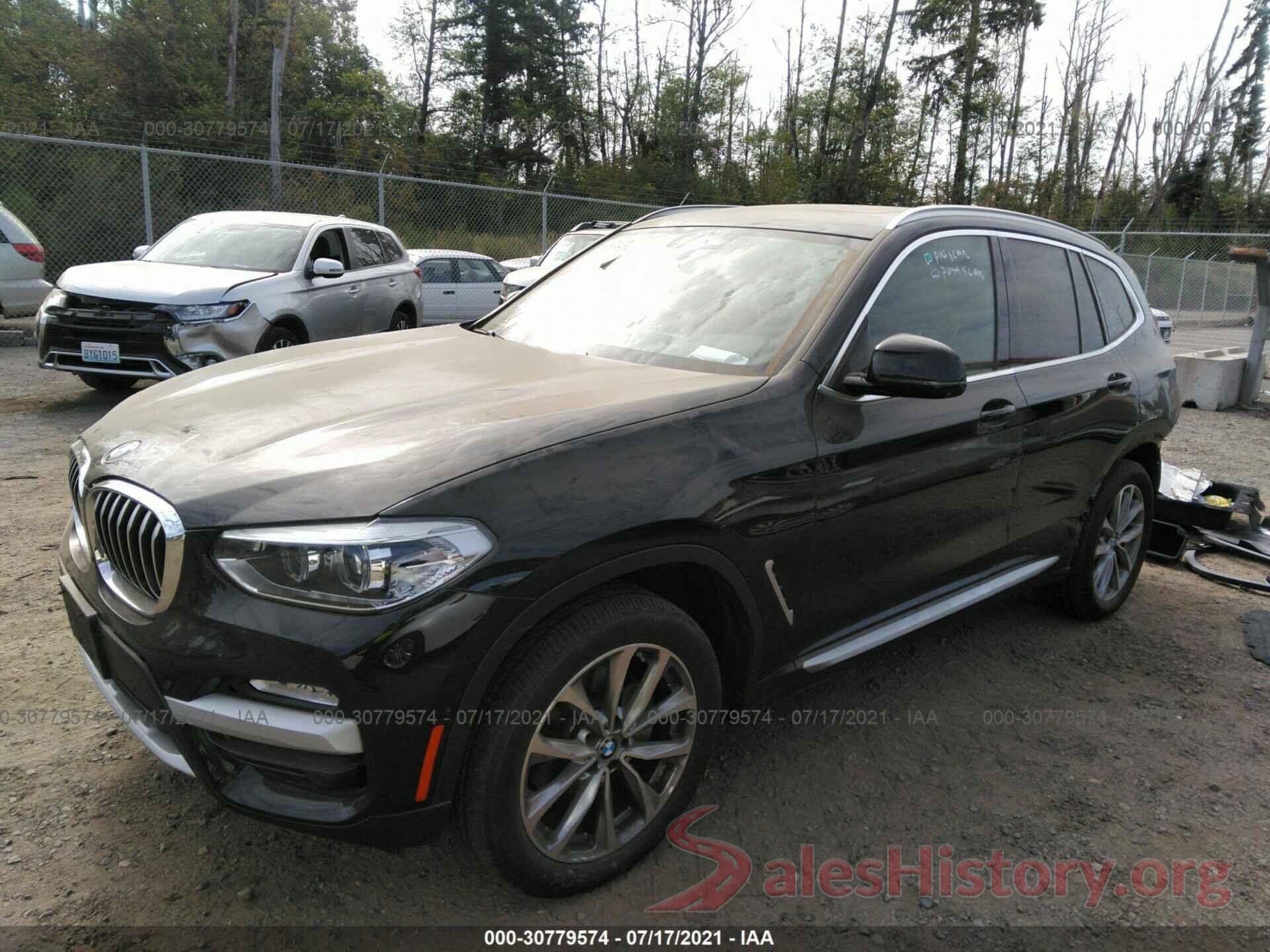 5UXTR9C59KLP81227 2019 BMW X3