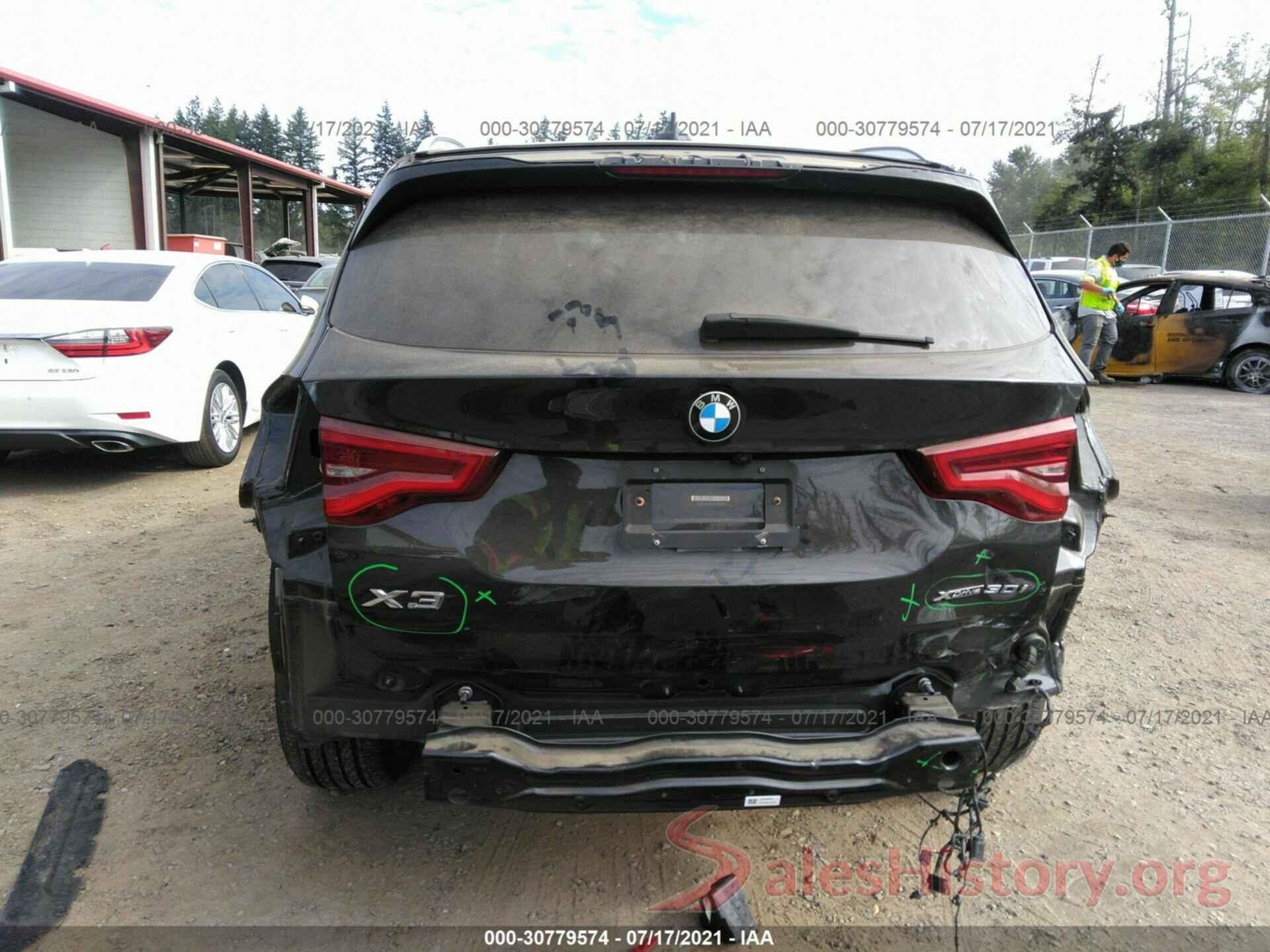 5UXTR9C59KLP81227 2019 BMW X3