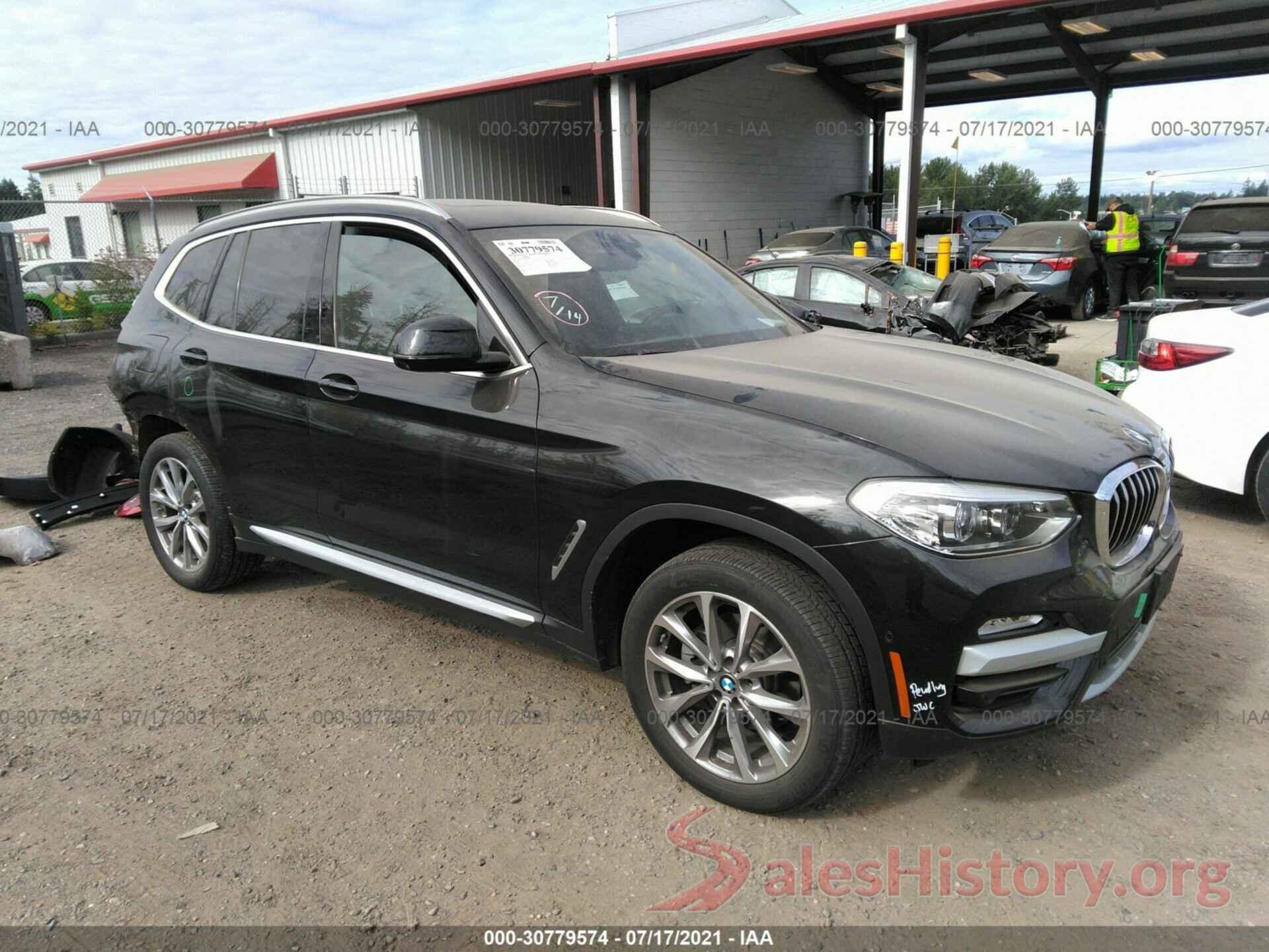 5UXTR9C59KLP81227 2019 BMW X3