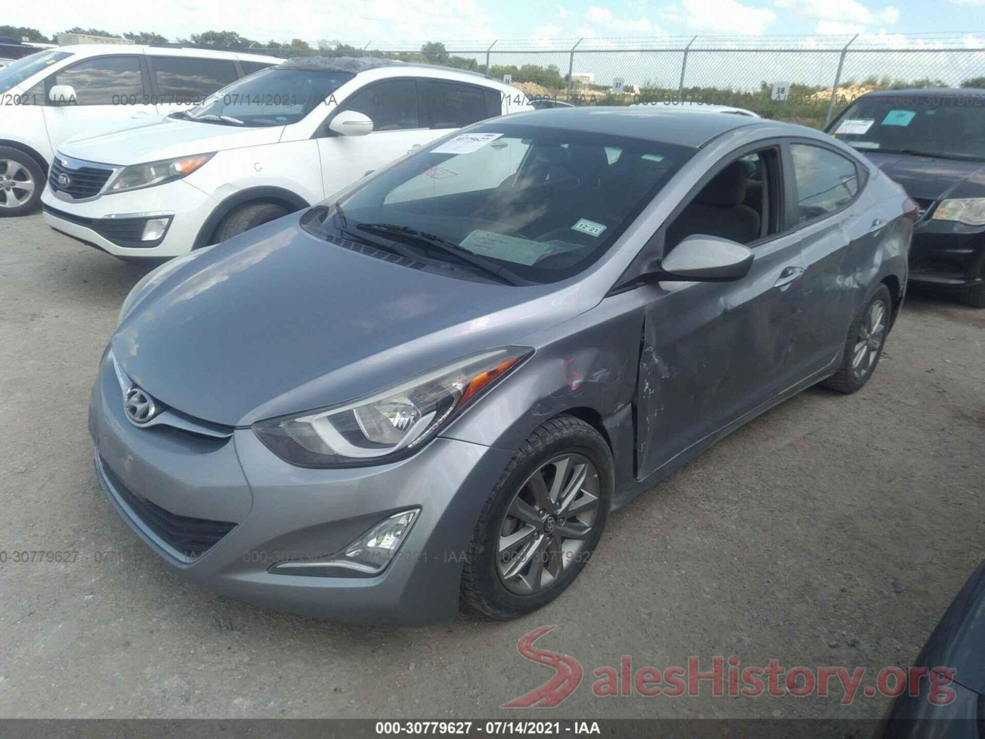 5NPDH4AE2GH660114 2016 HYUNDAI ELANTRA