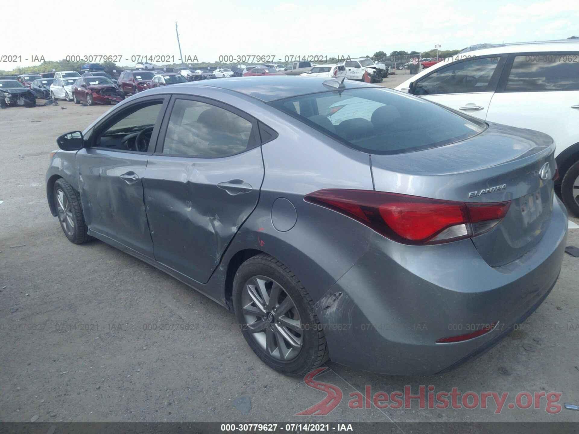 5NPDH4AE2GH660114 2016 HYUNDAI ELANTRA