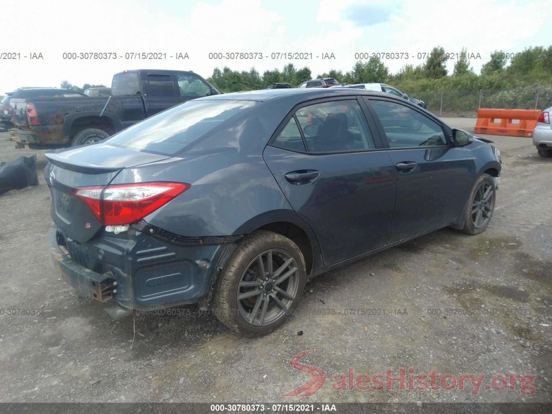 2T1BURHEXGC581640 2016 TOYOTA COROLLA