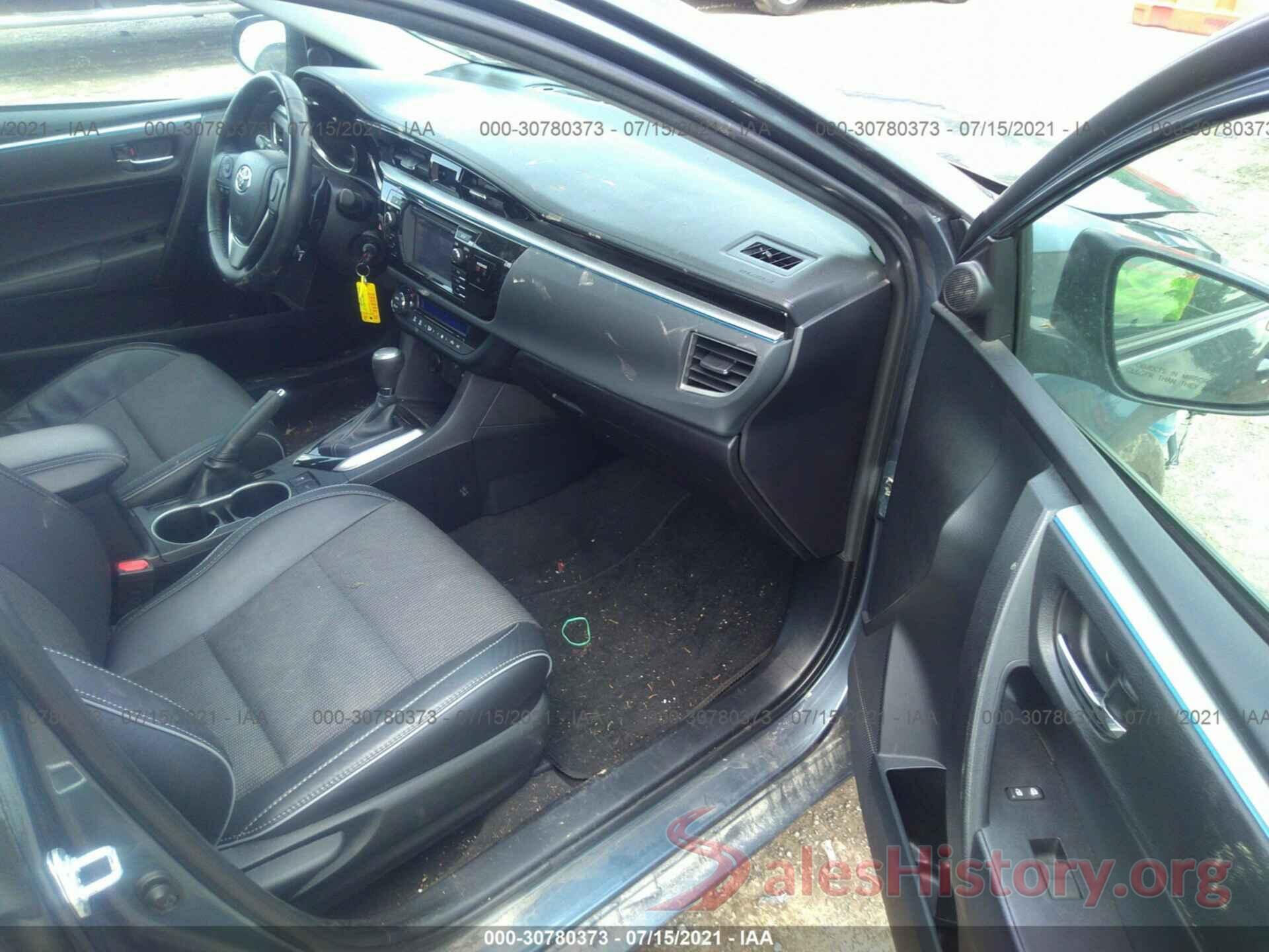 2T1BURHEXGC581640 2016 TOYOTA COROLLA