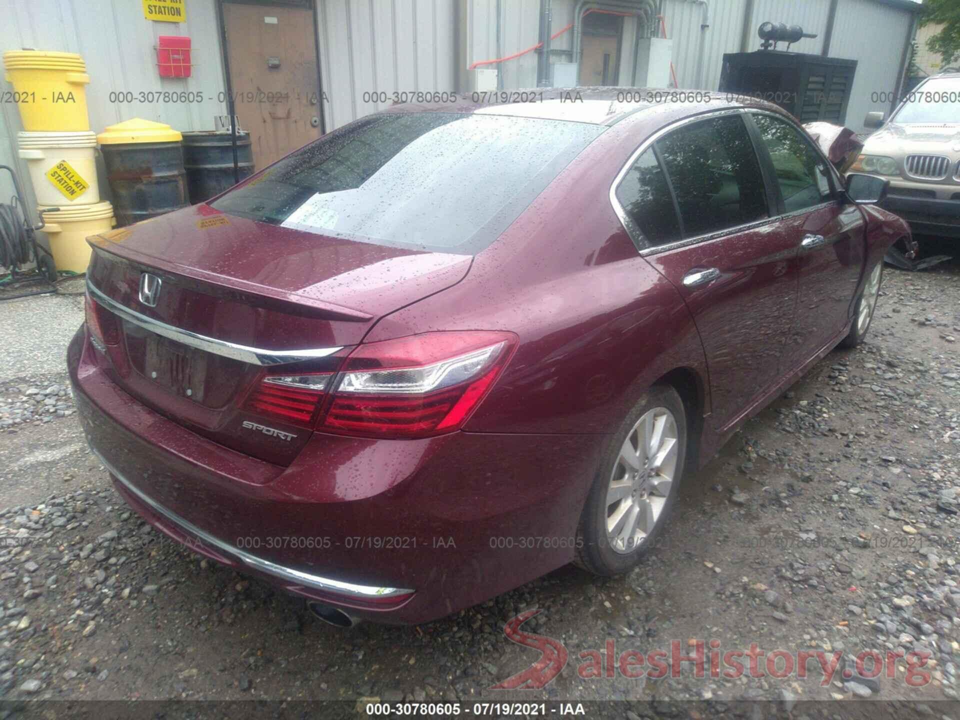 1HGCR2F5XGA052937 2016 HONDA ACCORD SEDAN