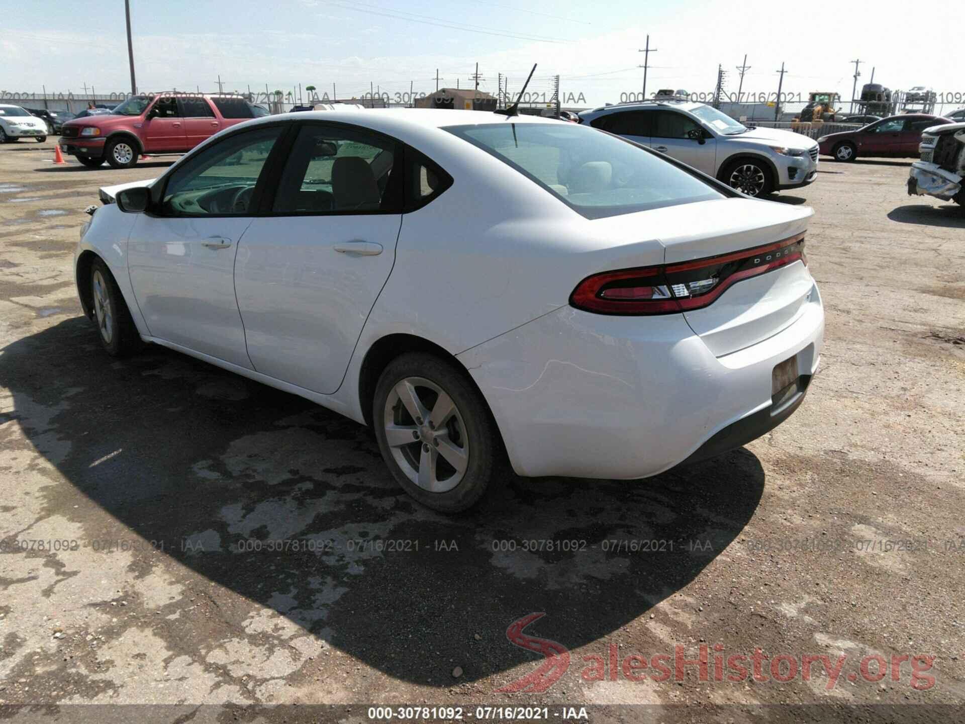 1C3CDFBB9GD563963 2016 DODGE DART