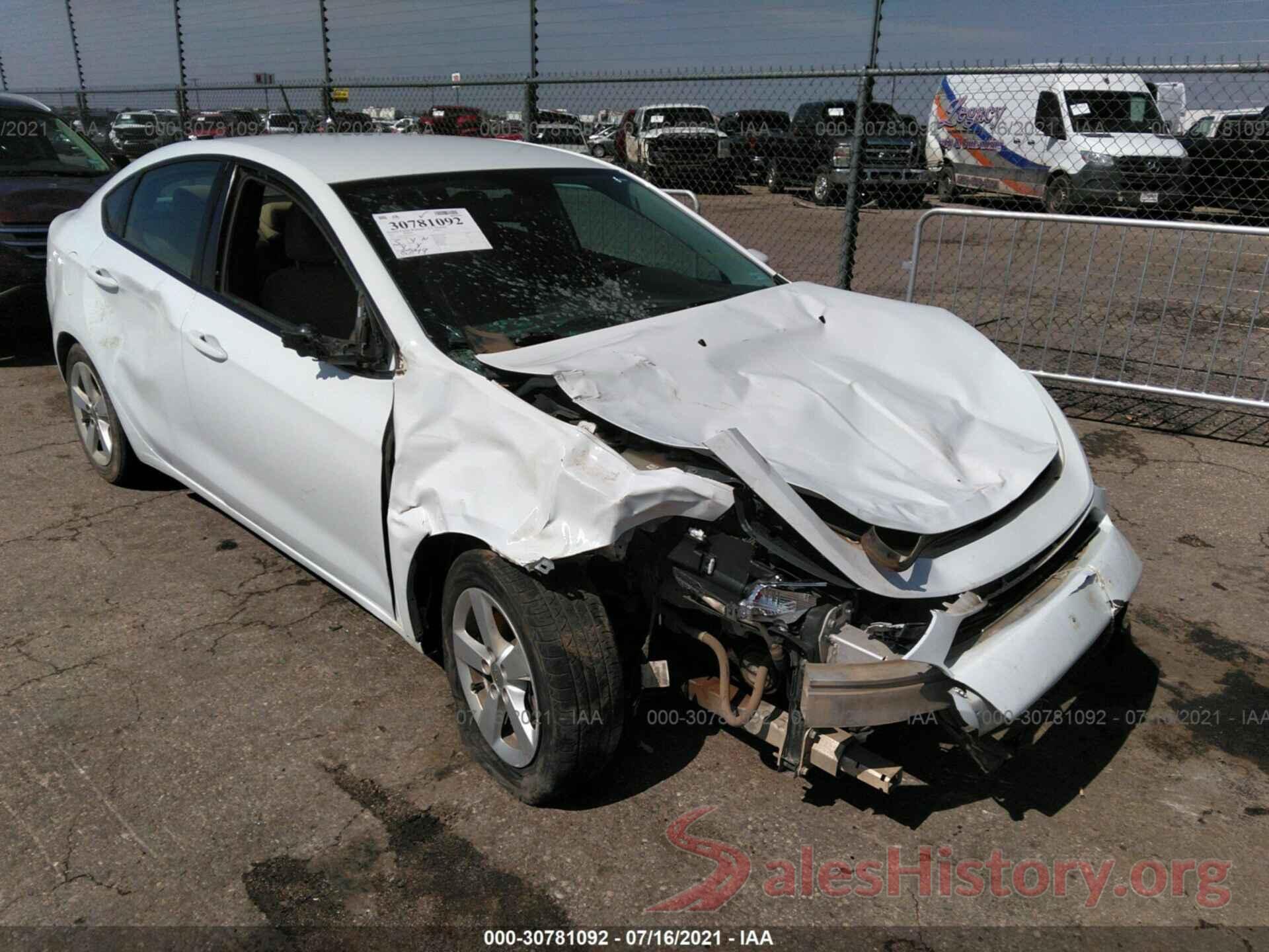 1C3CDFBB9GD563963 2016 DODGE DART