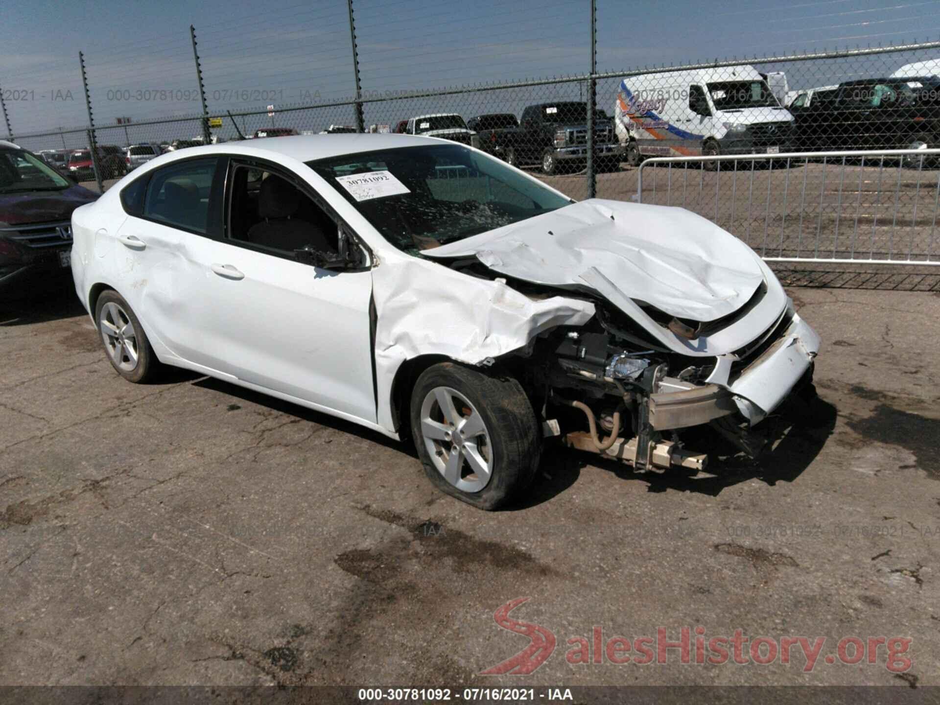 1C3CDFBB9GD563963 2016 DODGE DART