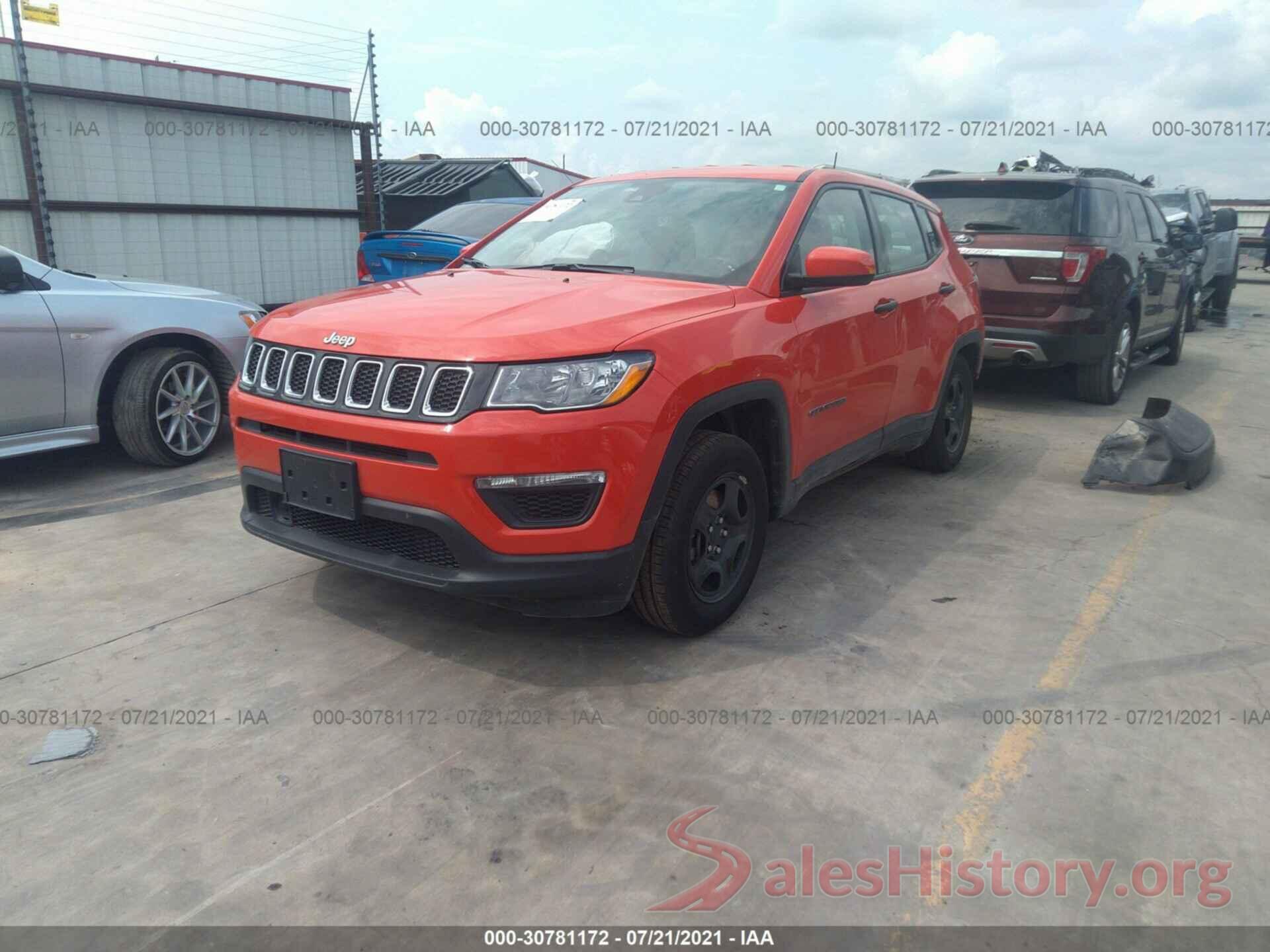 3C4NJCABXLT144537 2020 JEEP COMPASS