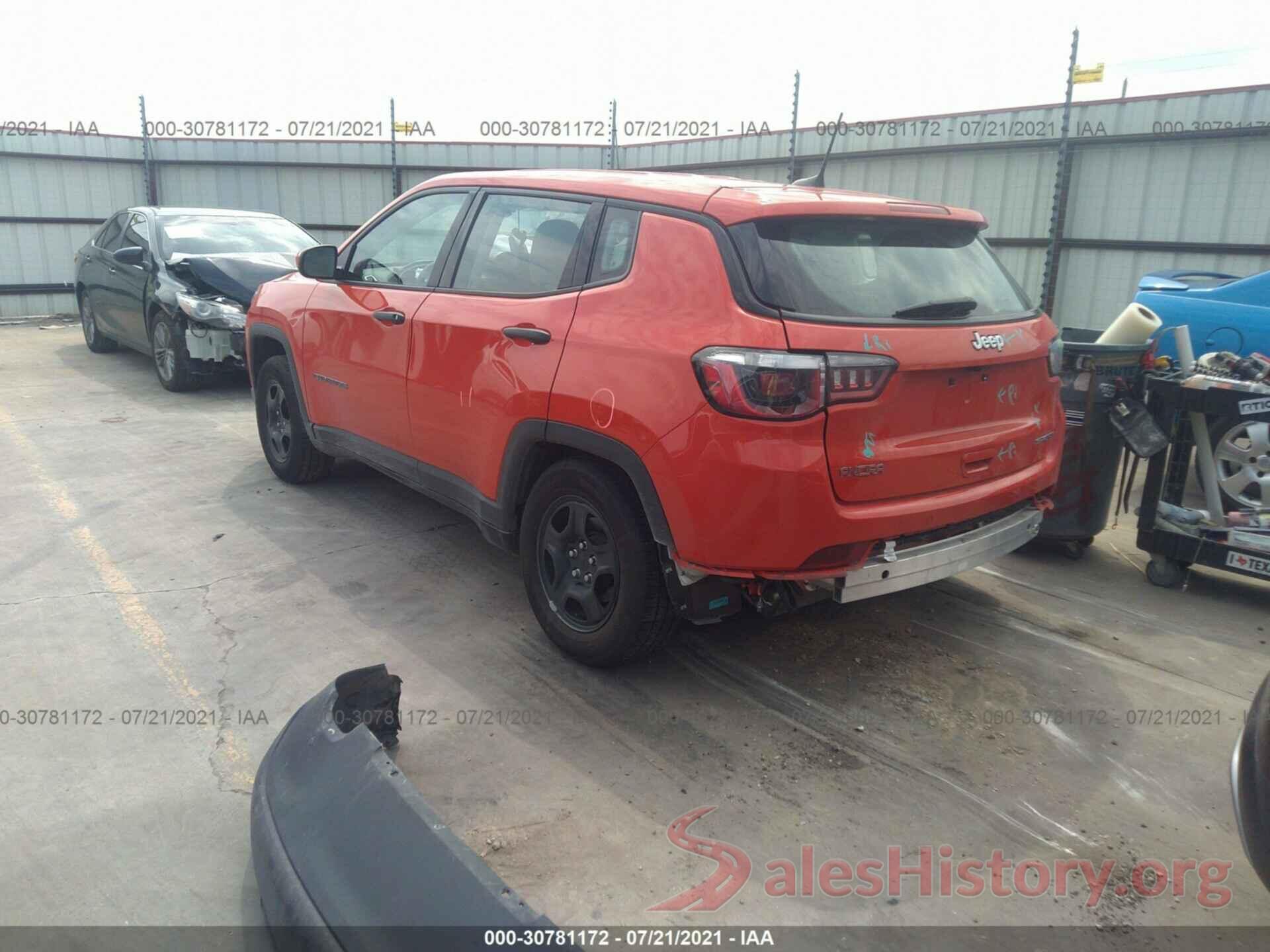 3C4NJCABXLT144537 2020 JEEP COMPASS