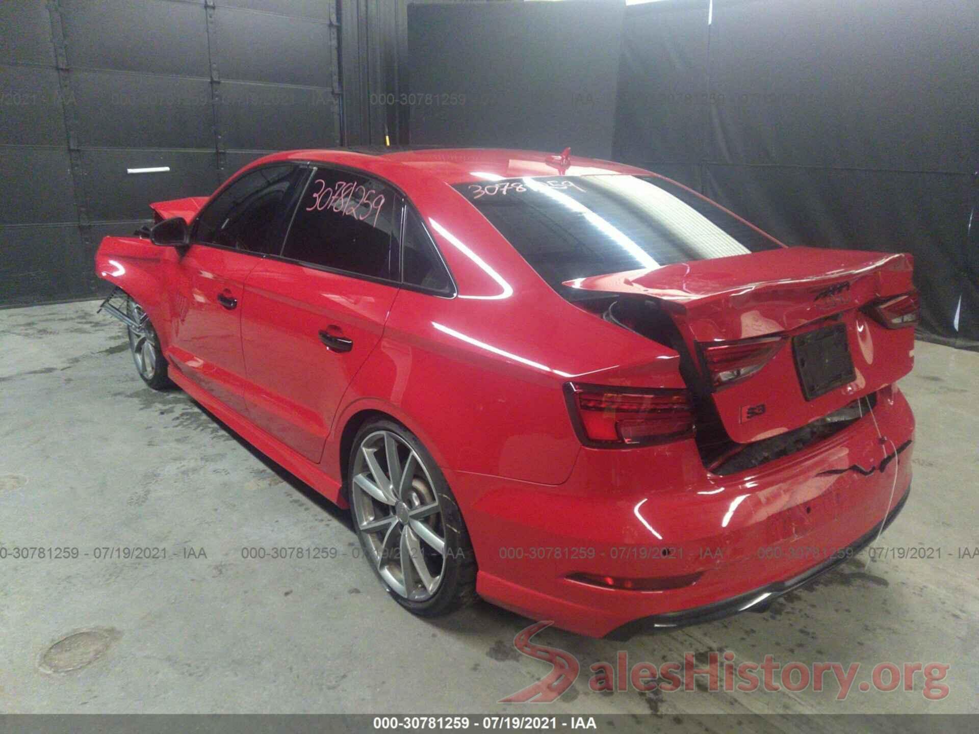 WAUB1GFF4J1094757 2018 AUDI S3