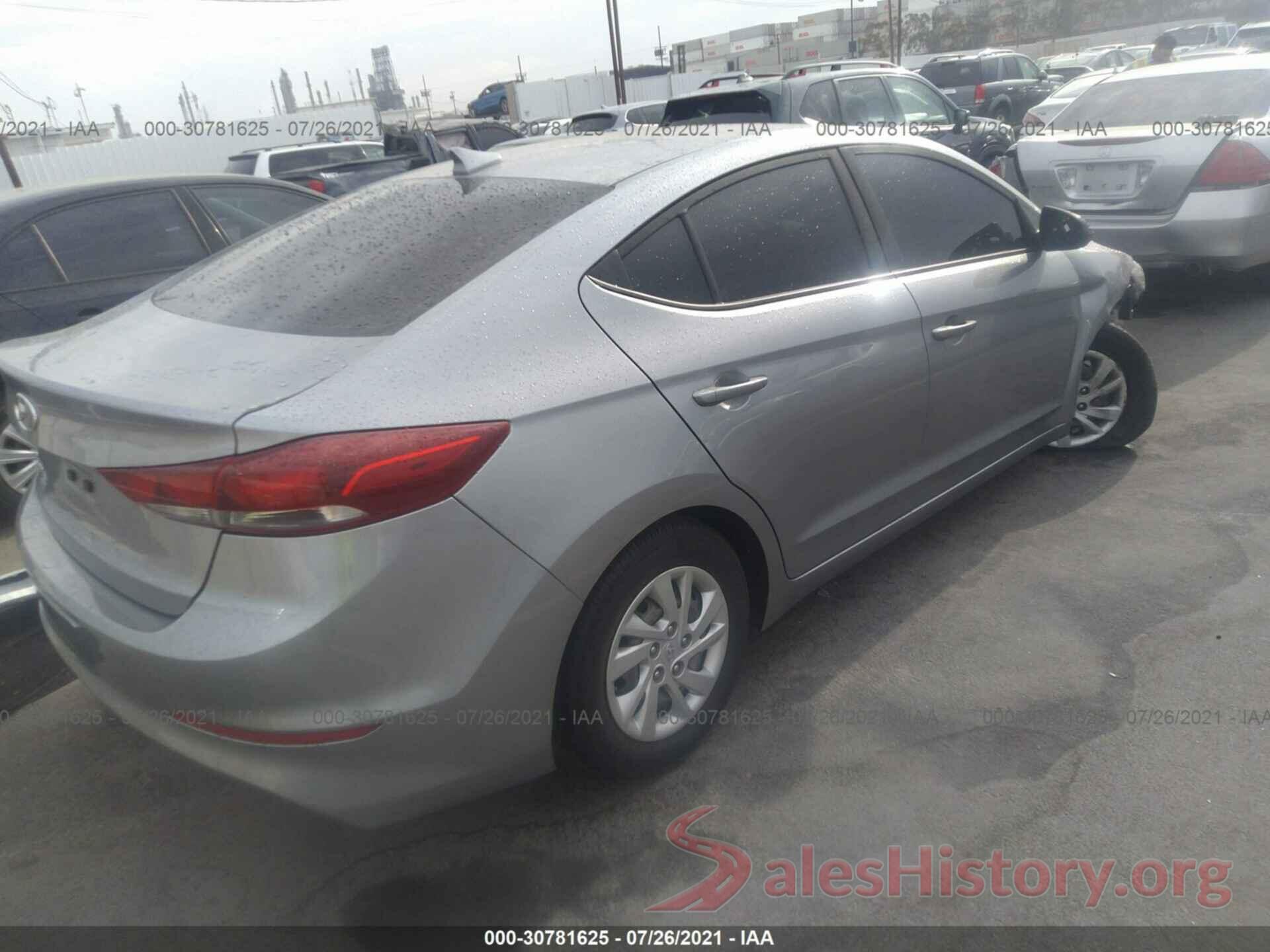 5NPD74LF1HH201134 2017 HYUNDAI ELANTRA