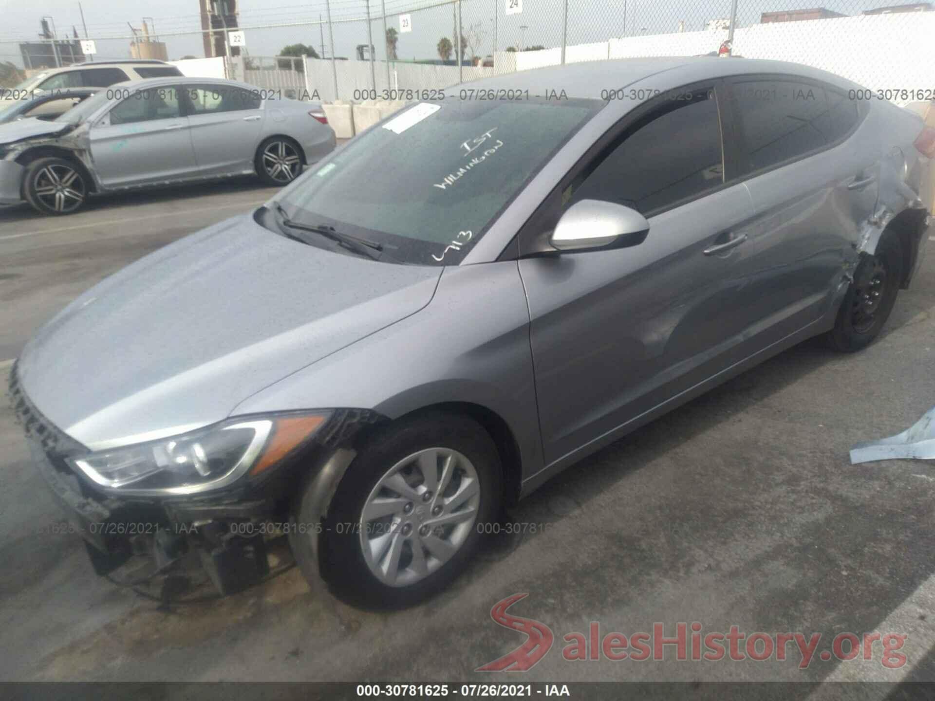 5NPD74LF1HH201134 2017 HYUNDAI ELANTRA