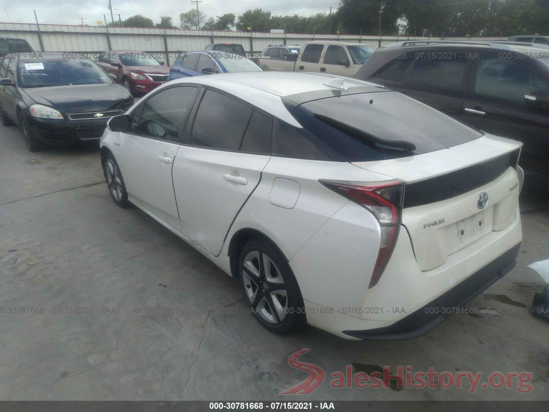 JTDKARFUXG3027526 2016 TOYOTA PRIUS