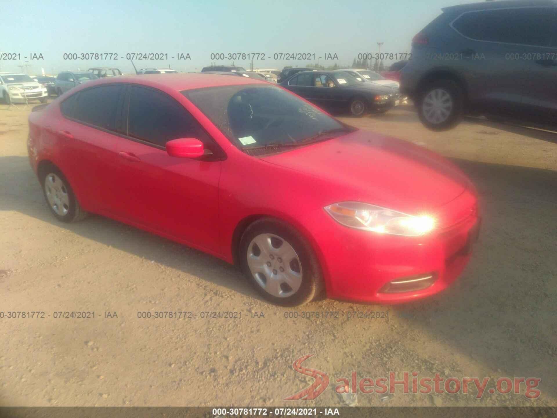 1C3CDFAA3GD766694 2016 DODGE DART