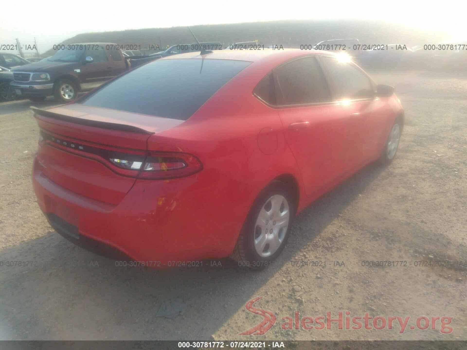 1C3CDFAA3GD766694 2016 DODGE DART