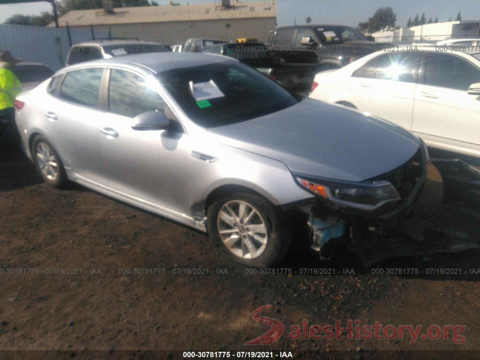 5XXGT4L38GG090154 2016 KIA OPTIMA