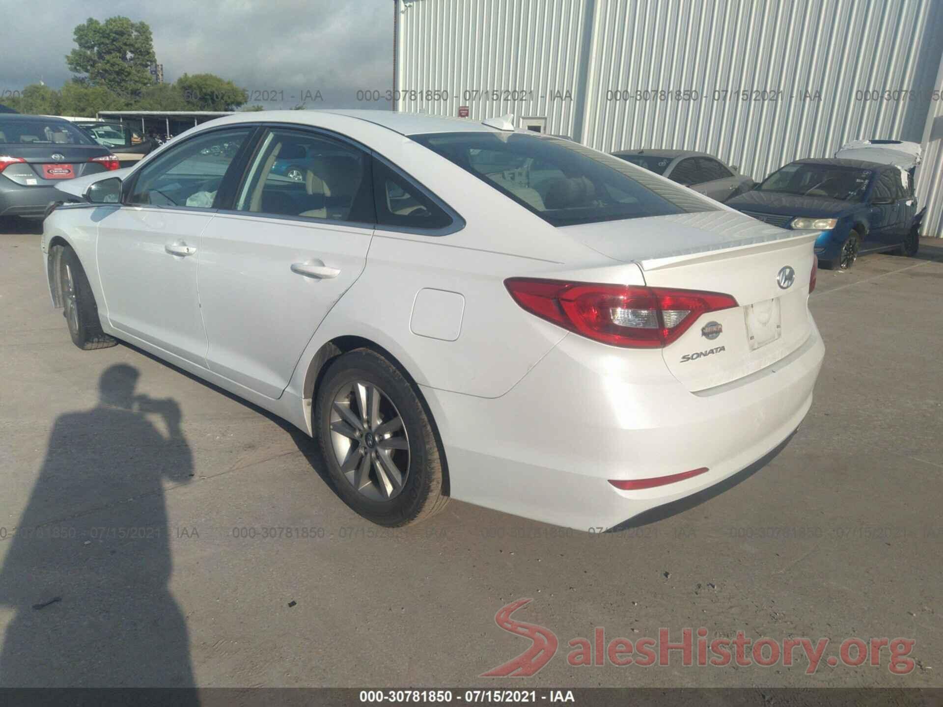 5NPE24AF4GH325547 2016 HYUNDAI SONATA