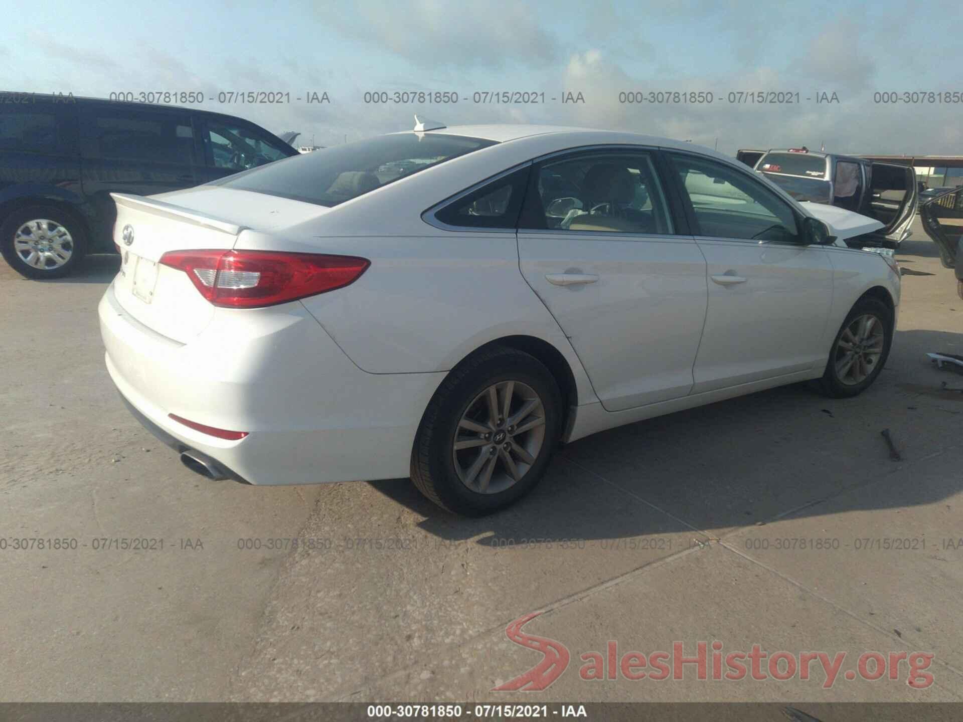 5NPE24AF4GH325547 2016 HYUNDAI SONATA