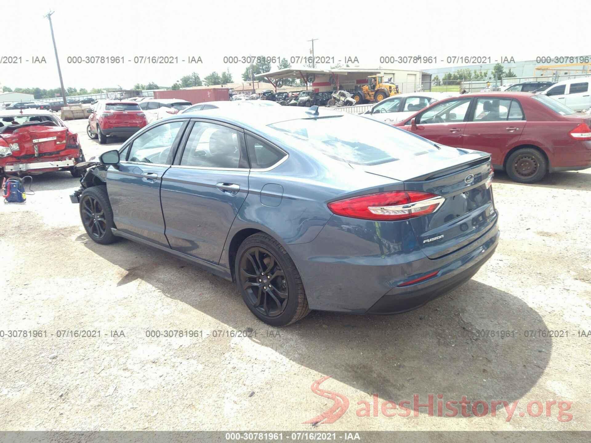 3FA6P0HD1KR113784 2019 FORD FUSION