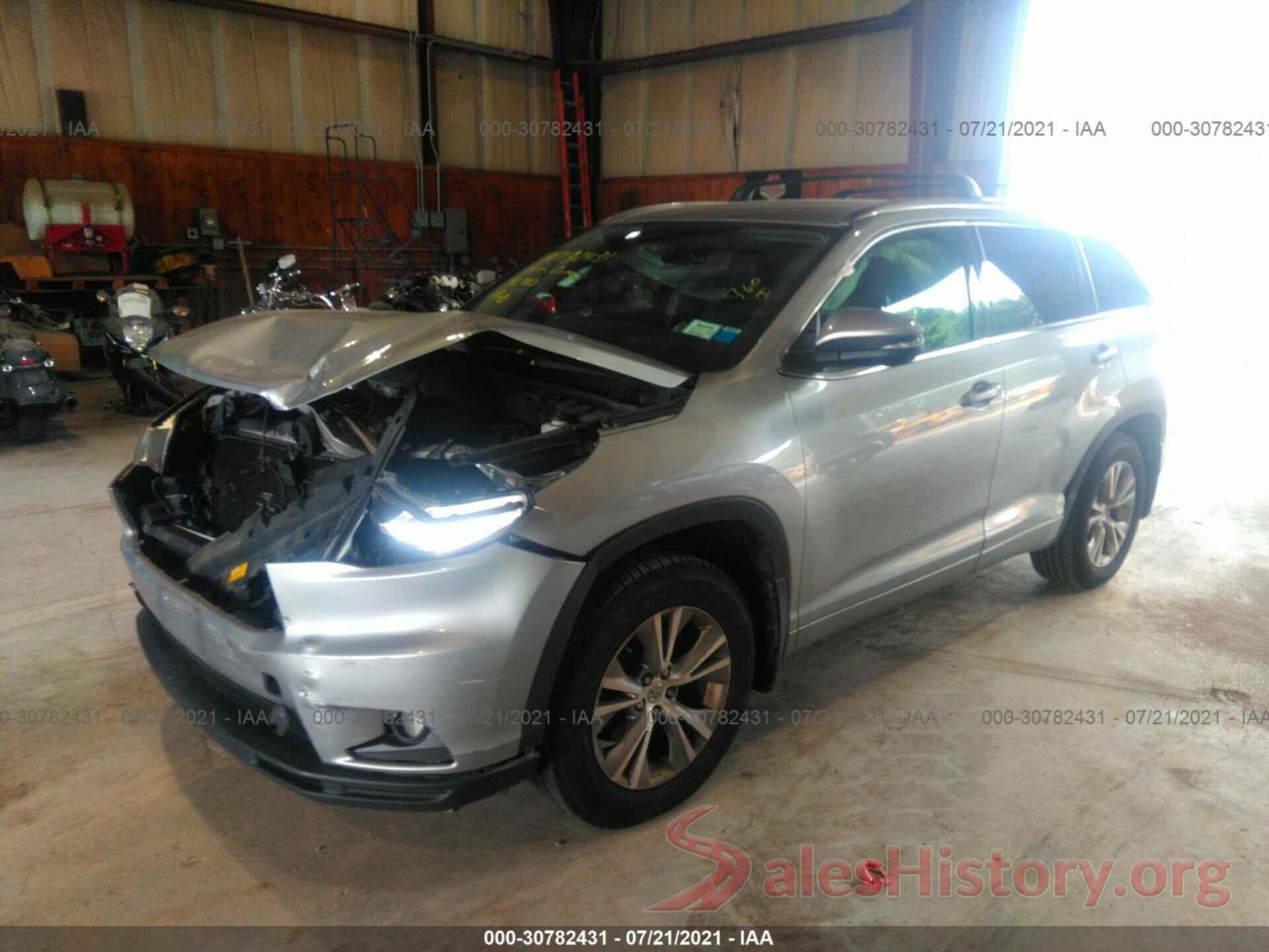 5TDJKRFH1FS187187 2015 TOYOTA HIGHLANDER