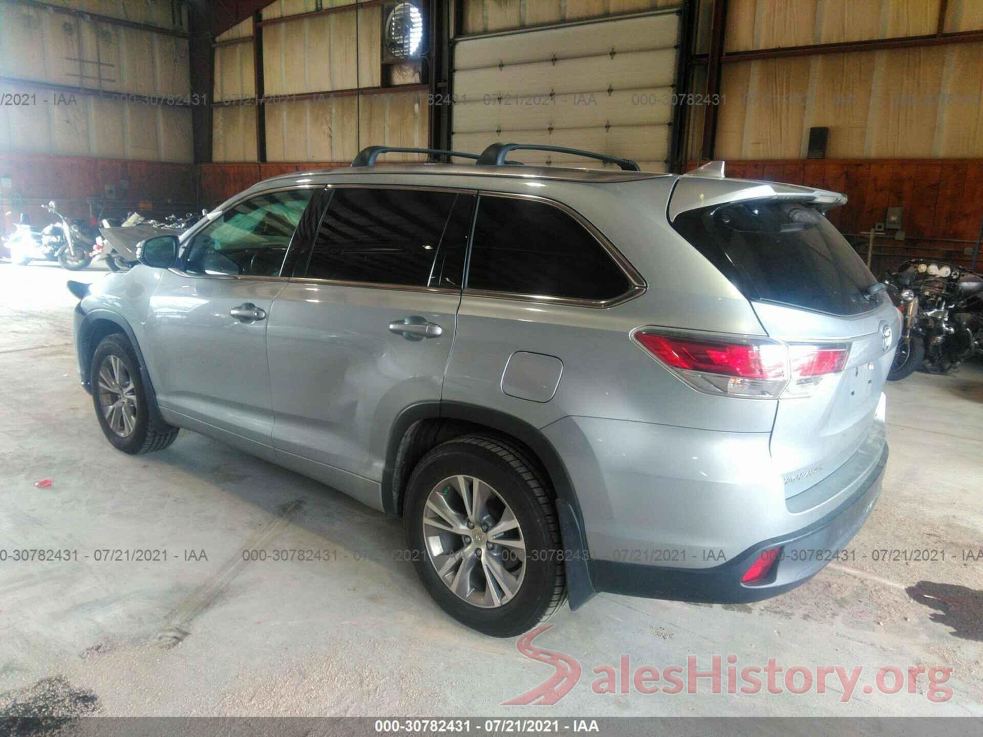 5TDJKRFH1FS187187 2015 TOYOTA HIGHLANDER