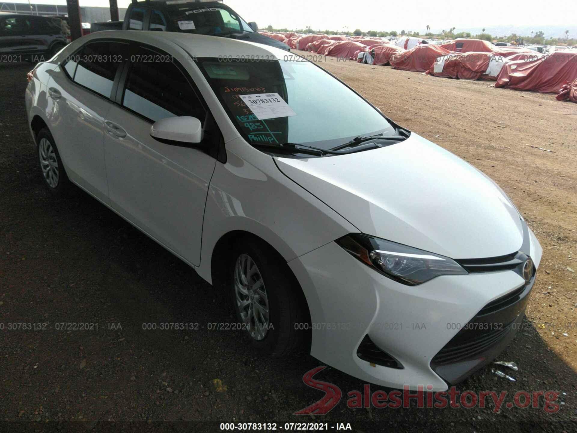 2T1BURHEXHC843304 2017 TOYOTA COROLLA