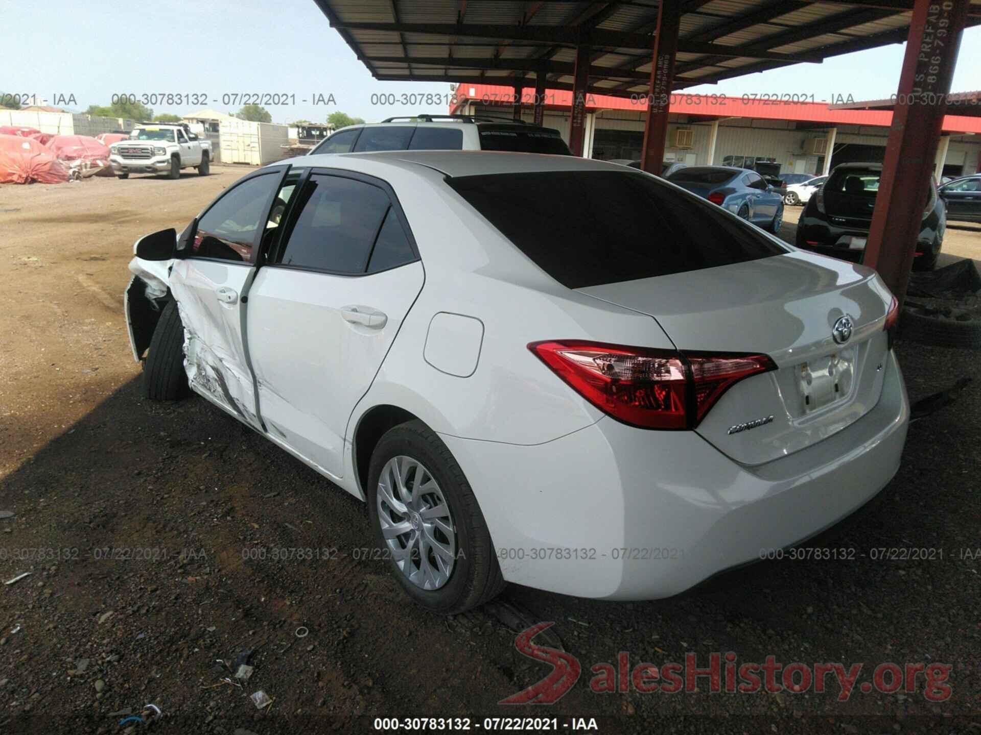 2T1BURHEXHC843304 2017 TOYOTA COROLLA