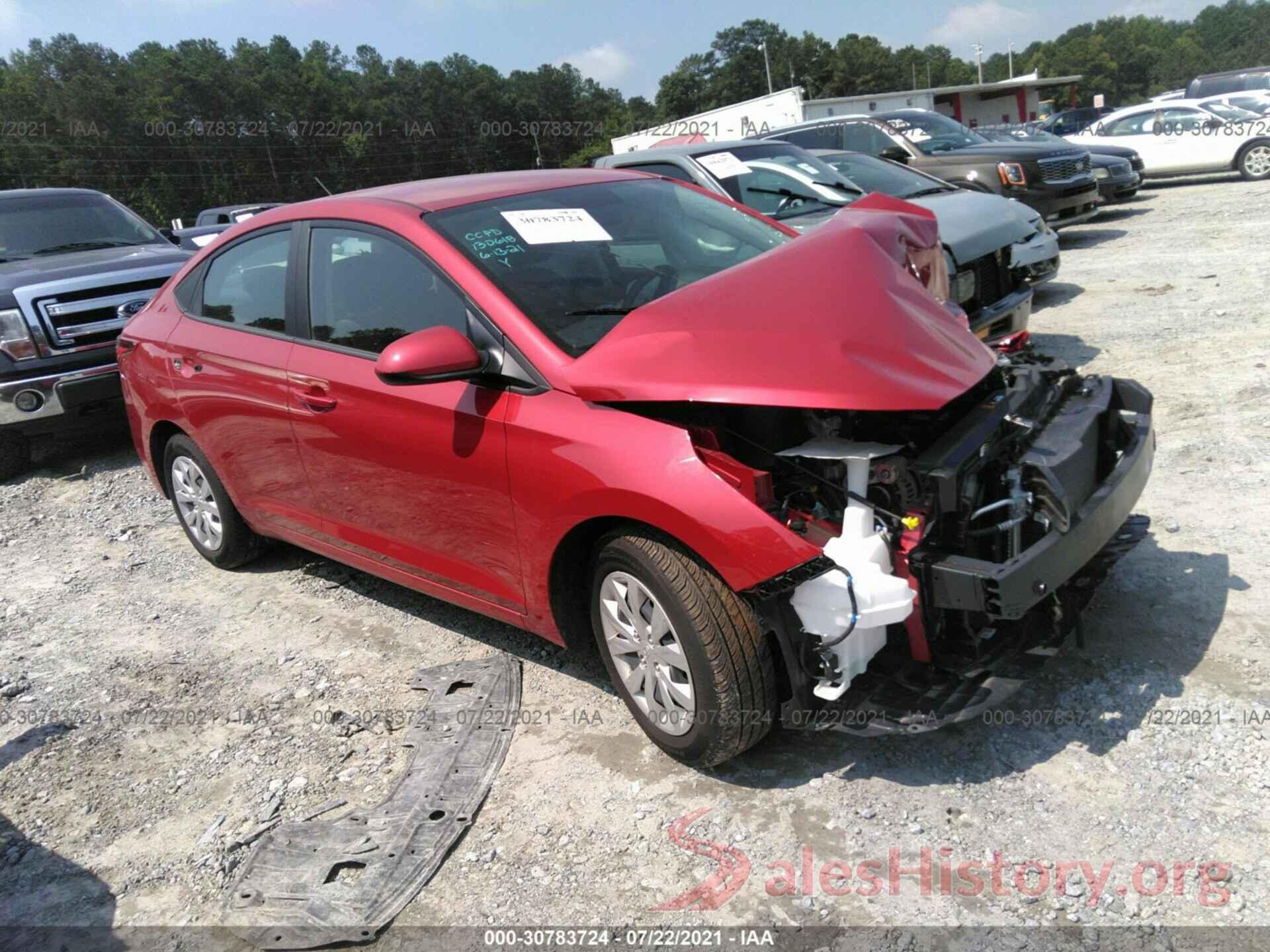 3KPC24A62ME130618 2021 HYUNDAI ACCENT