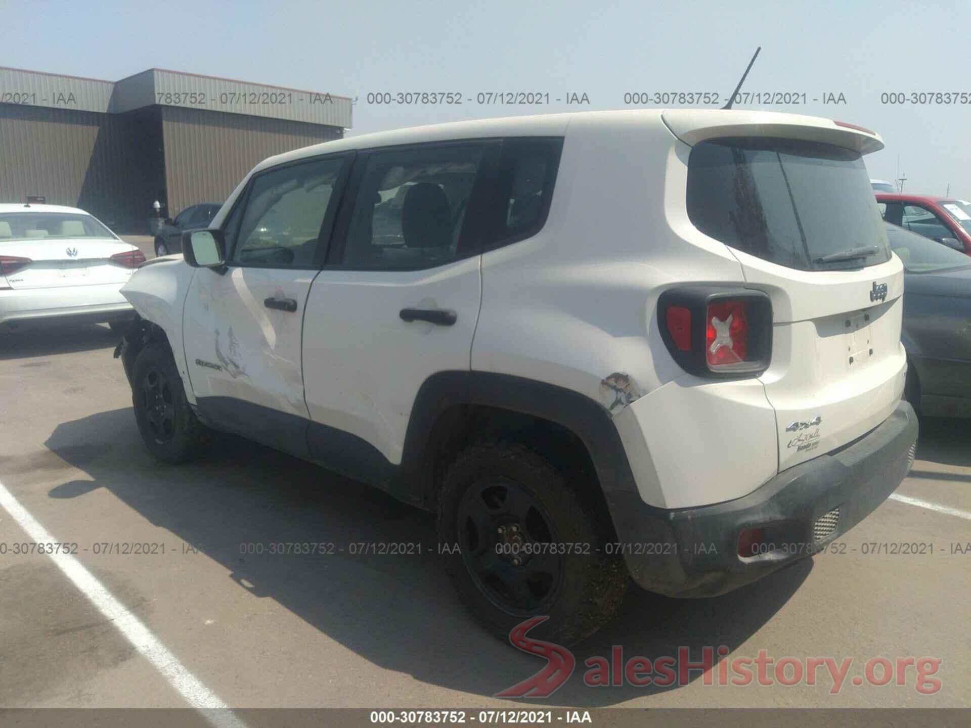 ZACCJBAH6HPF05640 2017 JEEP RENEGADE