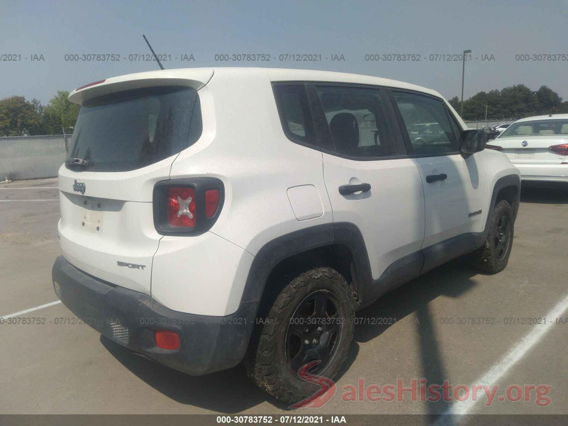 ZACCJBAH6HPF05640 2017 JEEP RENEGADE