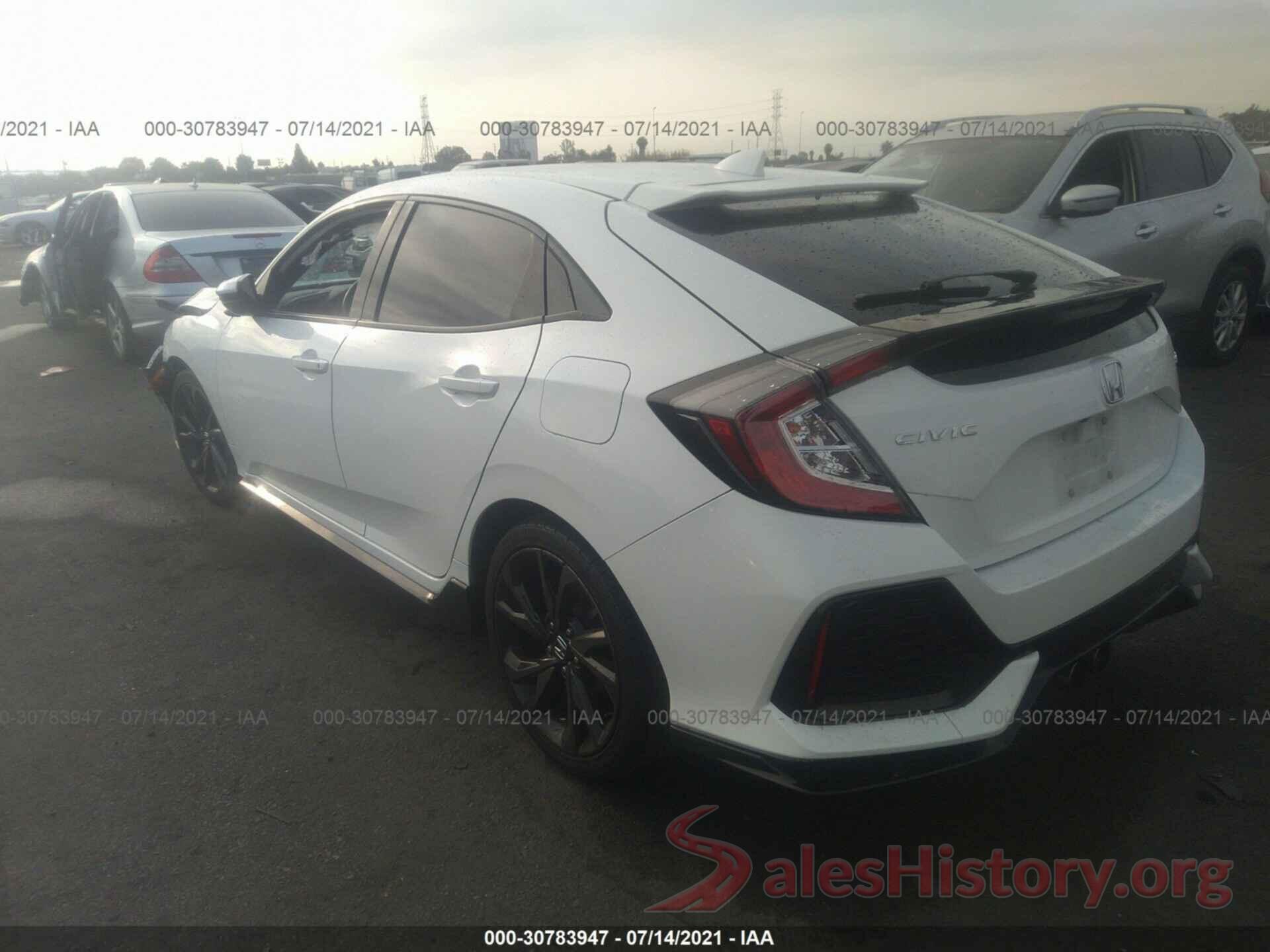 SHHFK7H48HU409458 2017 HONDA CIVIC HATCHBACK