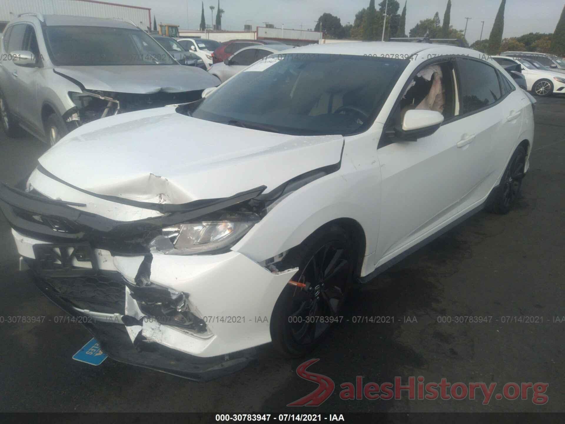 SHHFK7H48HU409458 2017 HONDA CIVIC HATCHBACK