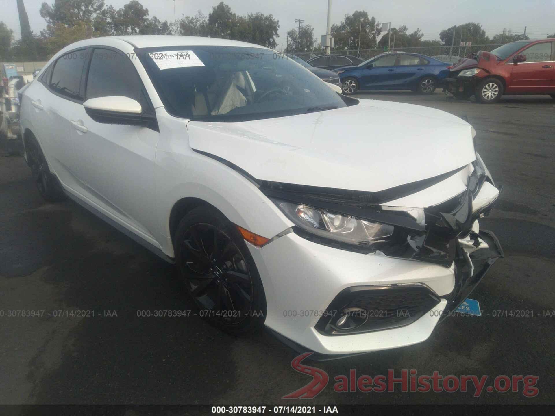 SHHFK7H48HU409458 2017 HONDA CIVIC HATCHBACK