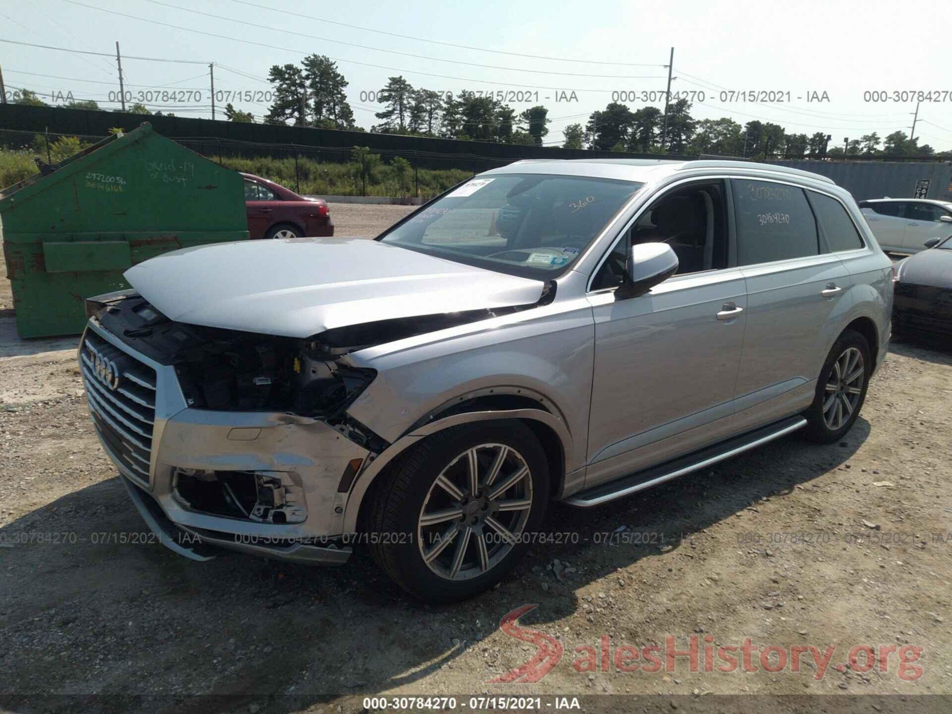 WA1VABF71KD005216 2019 AUDI Q7