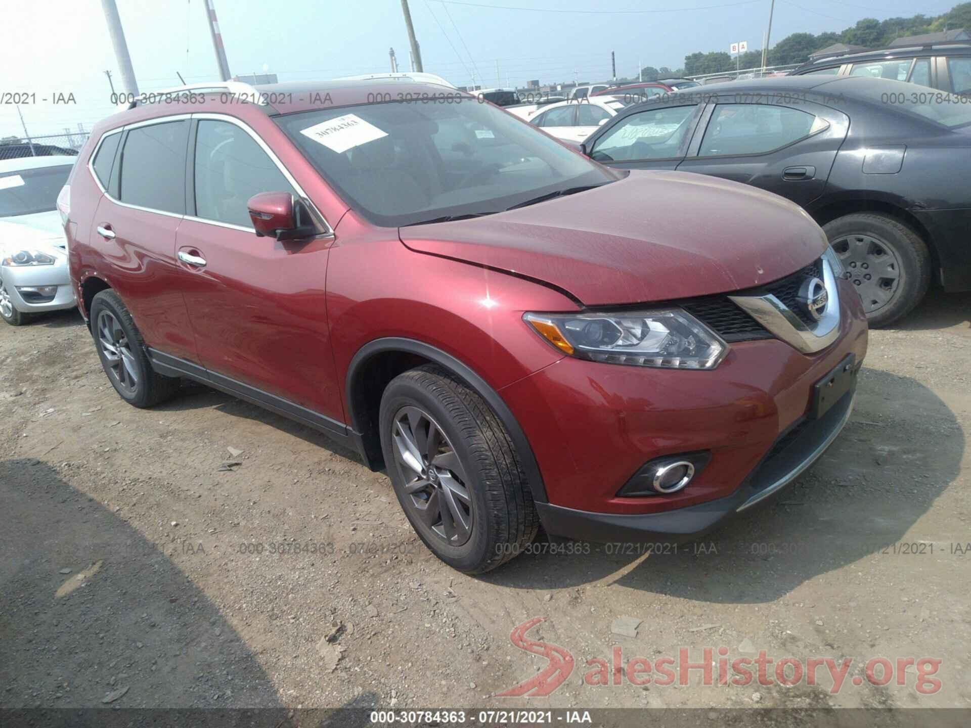 5N1AT2MV5GC918330 2016 NISSAN ROGUE