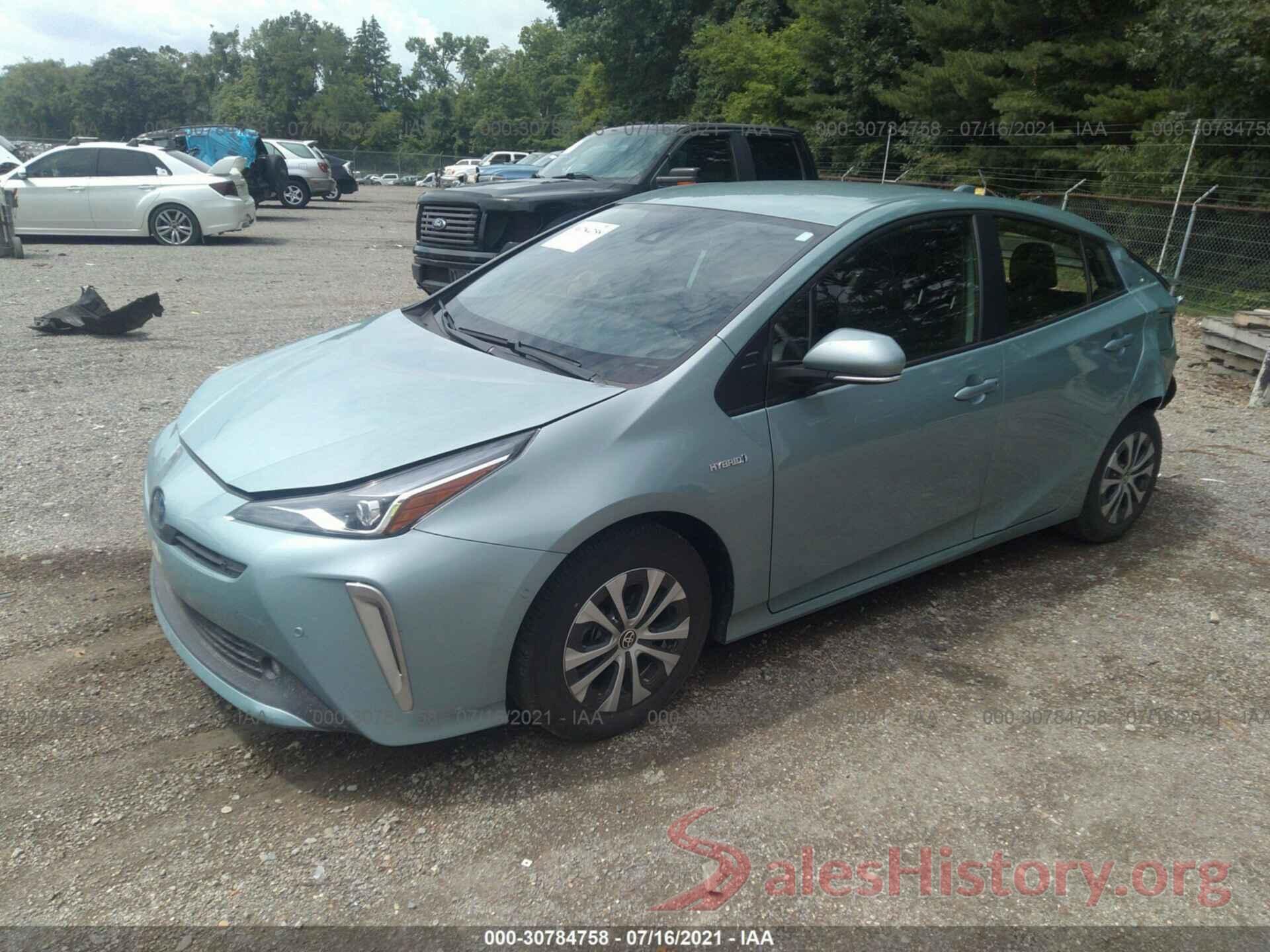 JTDL9MFU5M3025260 2021 TOYOTA PRIUS