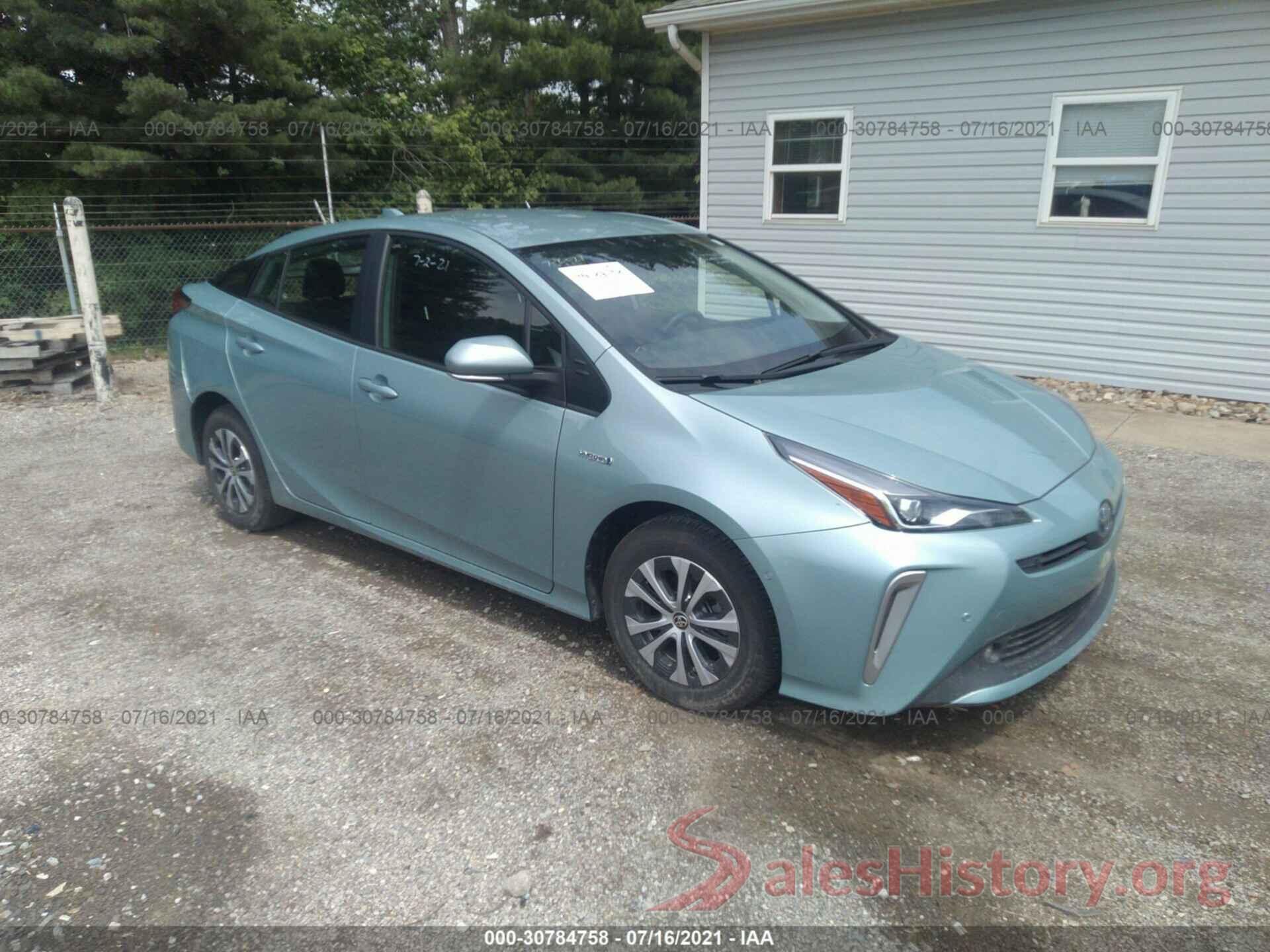 JTDL9MFU5M3025260 2021 TOYOTA PRIUS