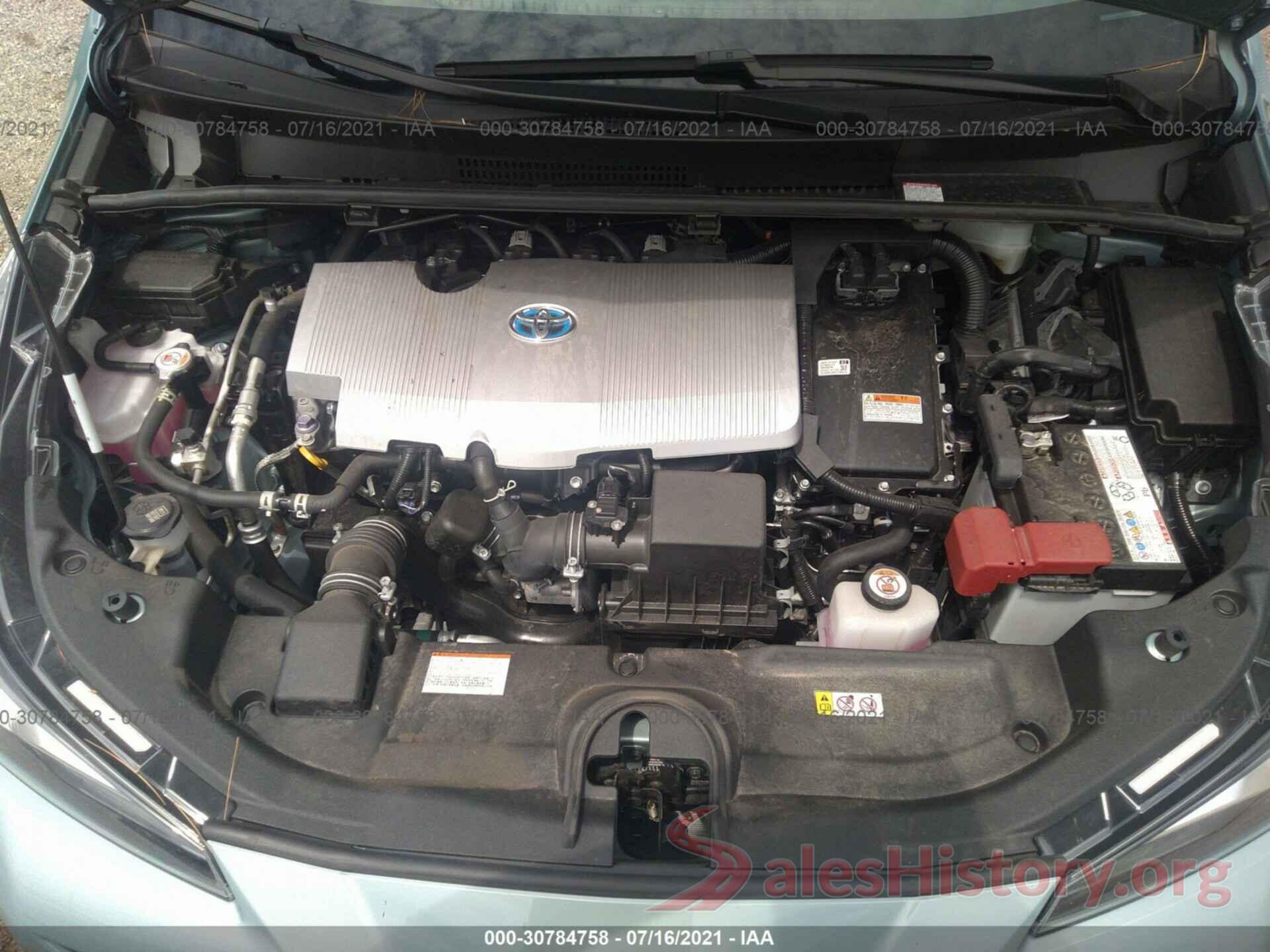 JTDL9MFU5M3025260 2021 TOYOTA PRIUS